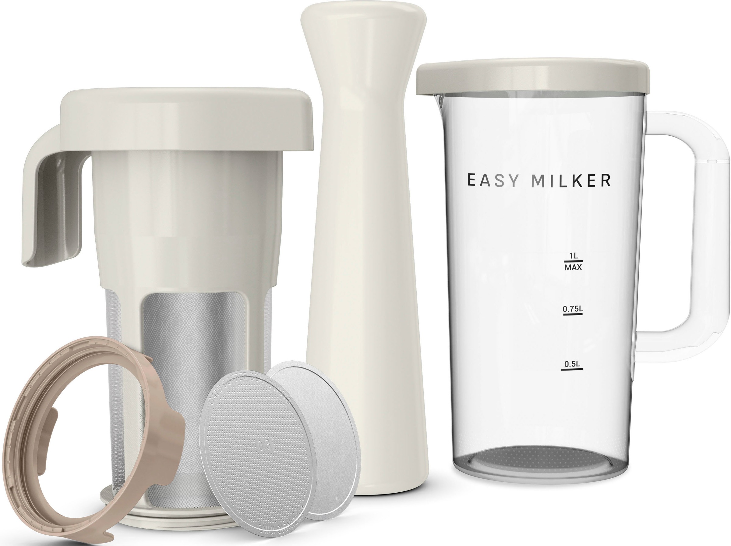 Tefal Zerkleinerer »Easy Milker« Pflanzenmilchzubereiter, kein Abfall, mit allen Stabmixern kompatibel