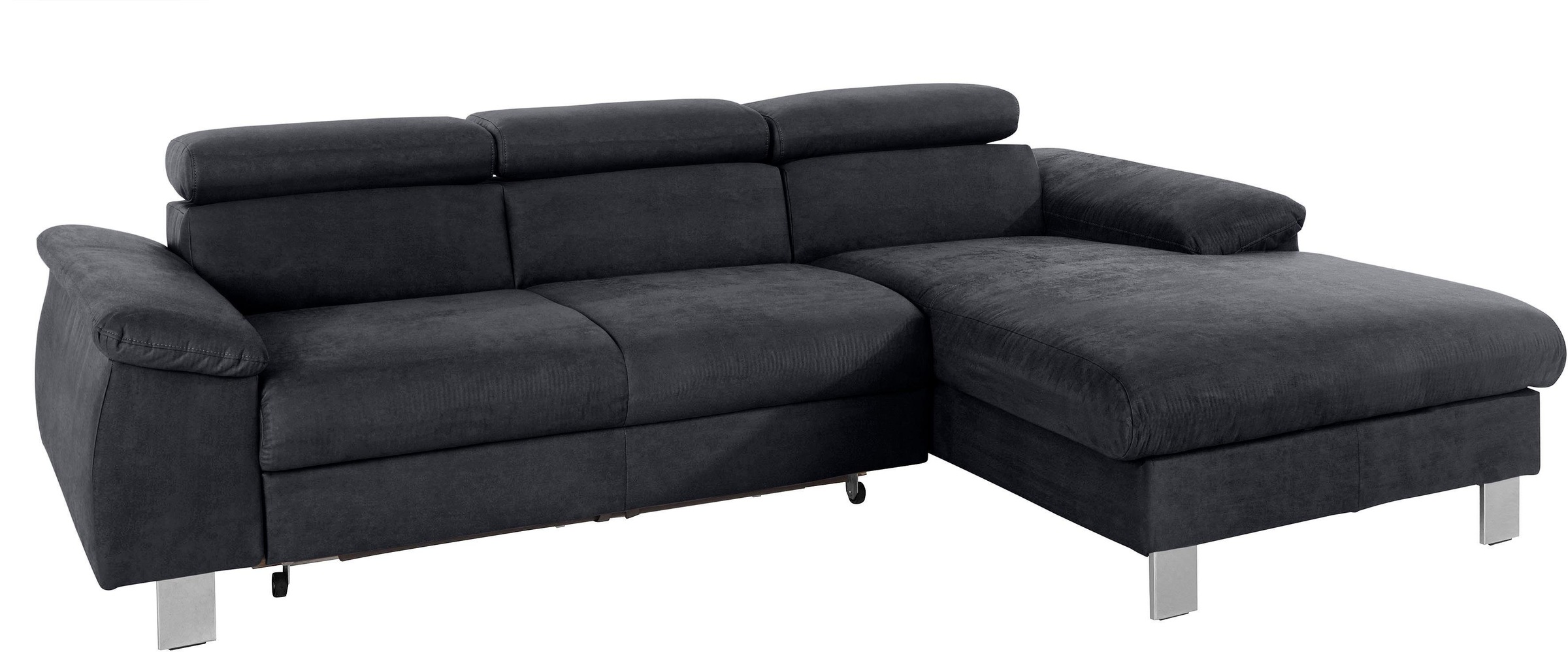 COTTA Ecksofa "Komaris L-Form, B: 244 cm" mit Kopfteilverstellung, optional günstig online kaufen