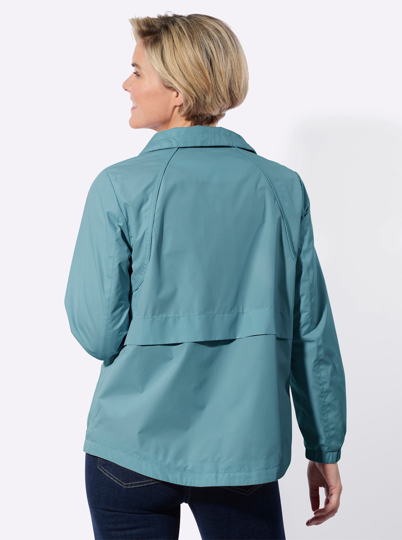 Classic Basics Women's Long Jacket Ocean 42 2