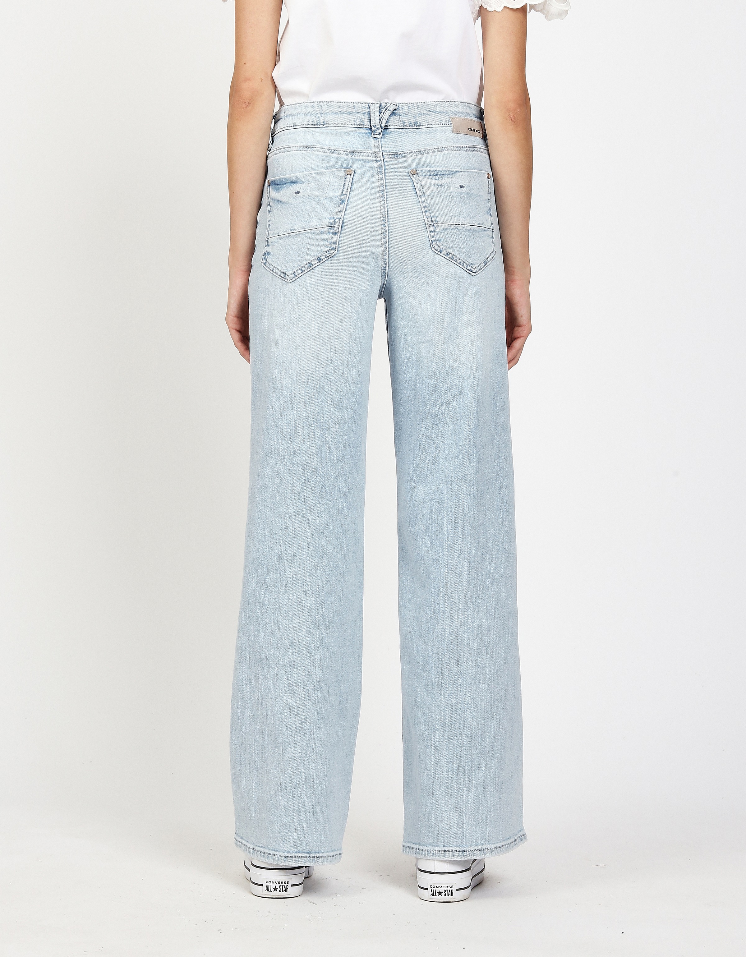 GANG Straight-Jeans "94CARLOTTA LONG" Wide Leg im 5-Pocket-Stil günstig online kaufen