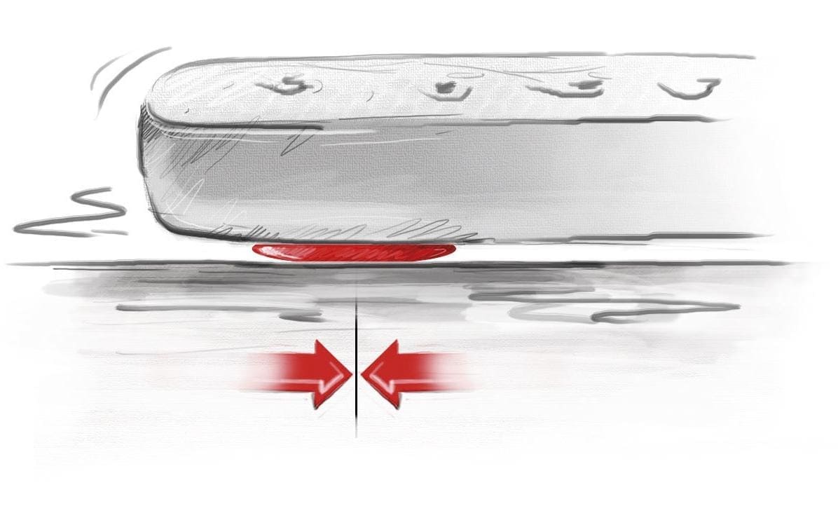 High Peak Luftbett »Cross Beam Double Extra Long«
