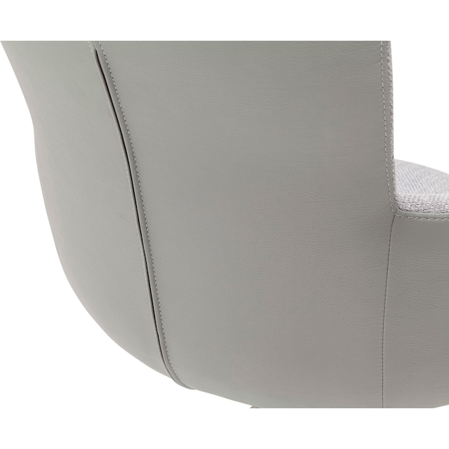 Materialmix, St., Set (Set), | 2 BAUR kg bestellen 360° mit Esszimmerstuhl Stuhl bis 2er »Mecana«, drehbar MCA Nivellierung, furniture 120