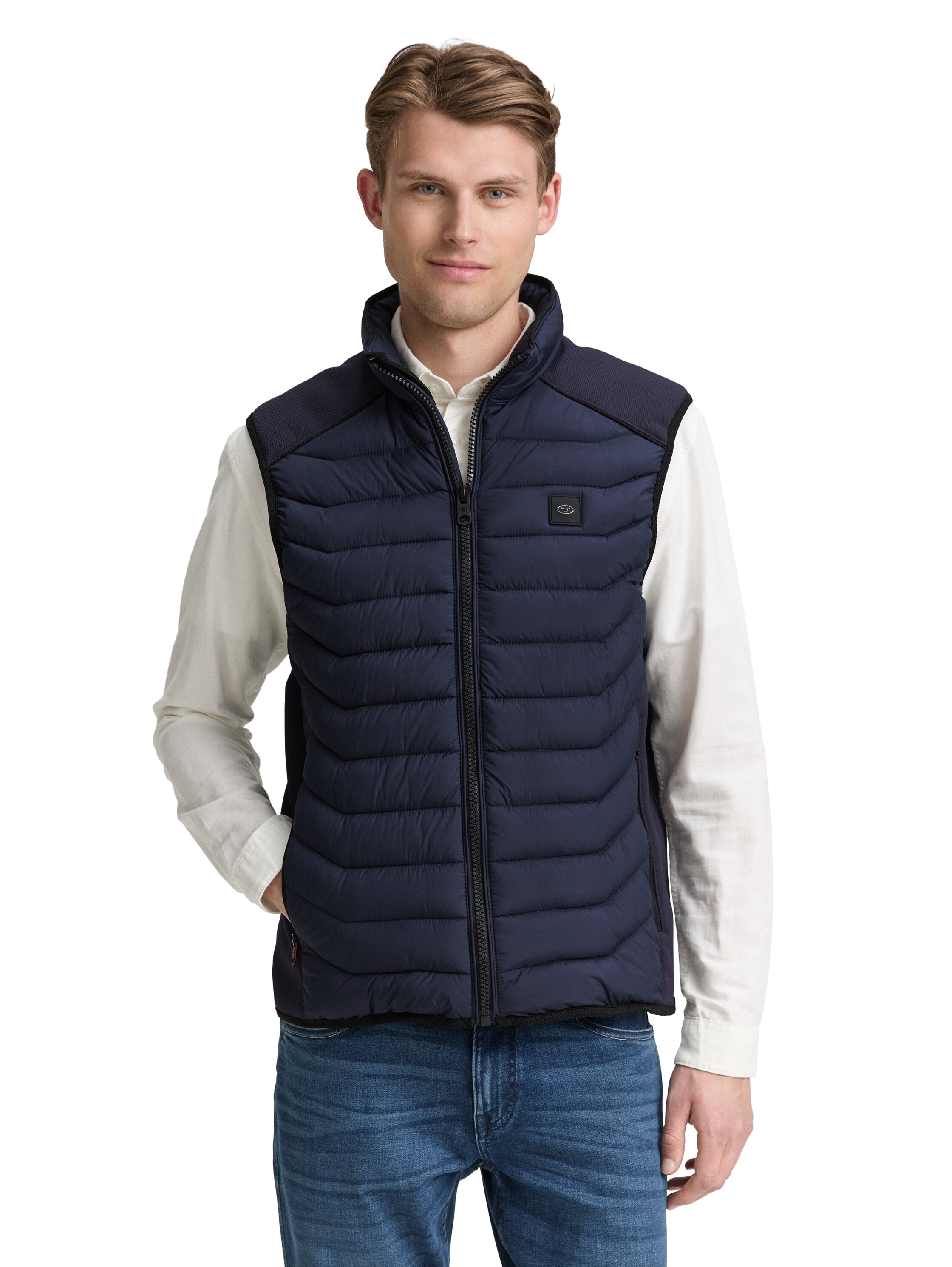 TOM TAILOR Steppweste, mit Logo Stickerei günstig online kaufen
