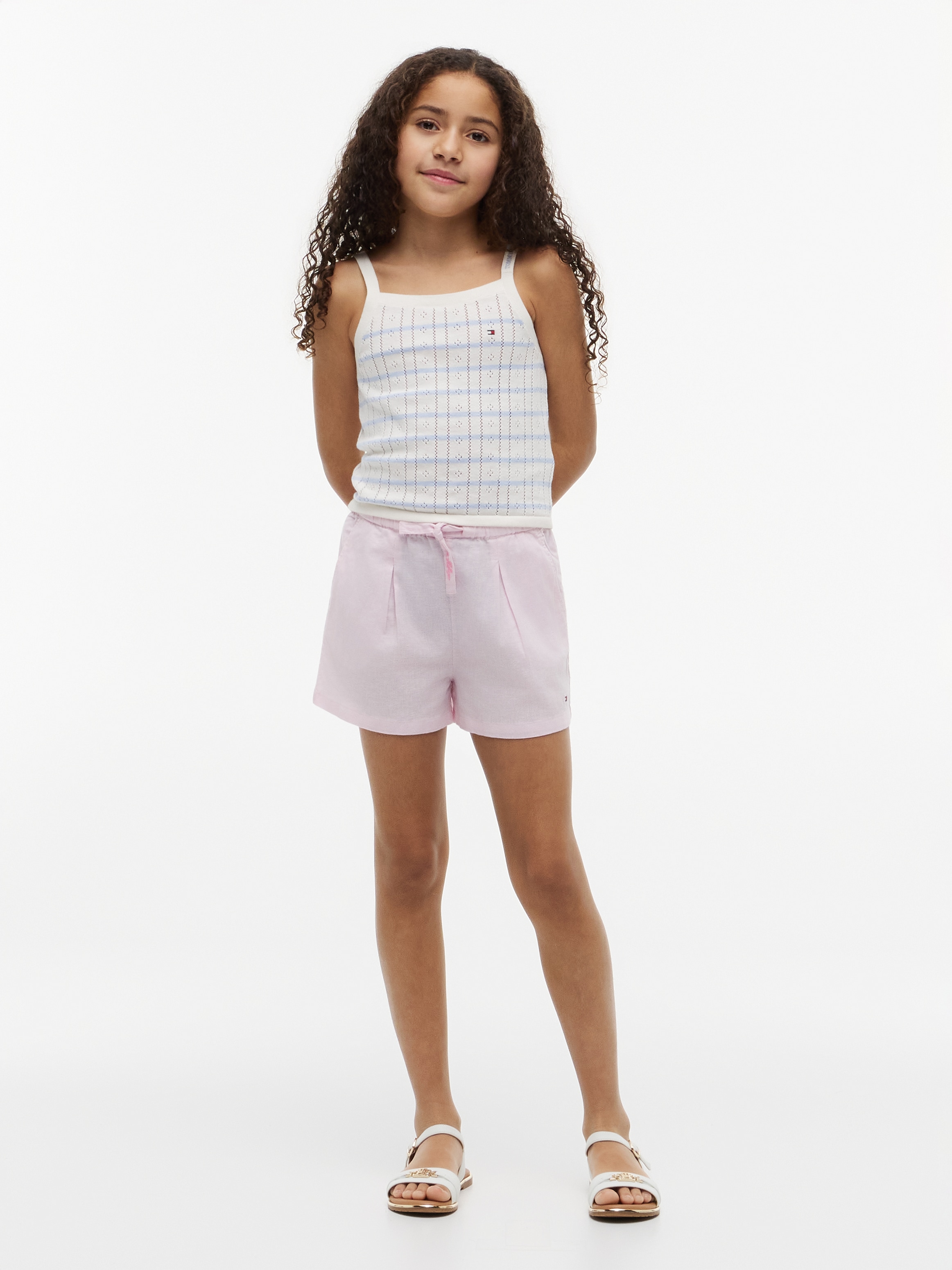 Tommy Hilfiger Shorts »PULL ON LINEN SHORT«  Kinder bis 16 Jahre, sommerlicher Leinen-Mix
