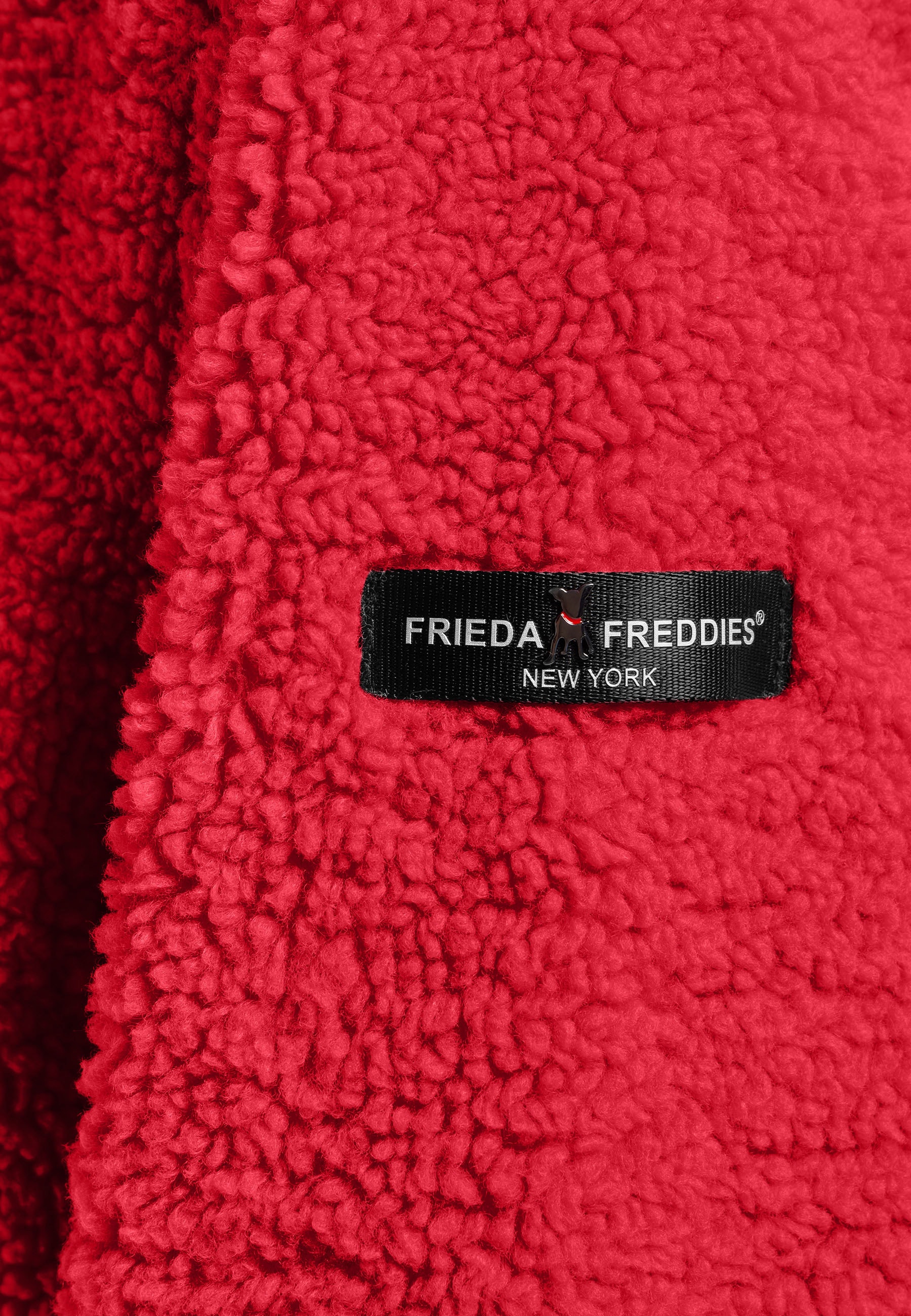 Frieda & Freddies Wintermantel »Fake Fur Coat / Gine2«, mit Taschen