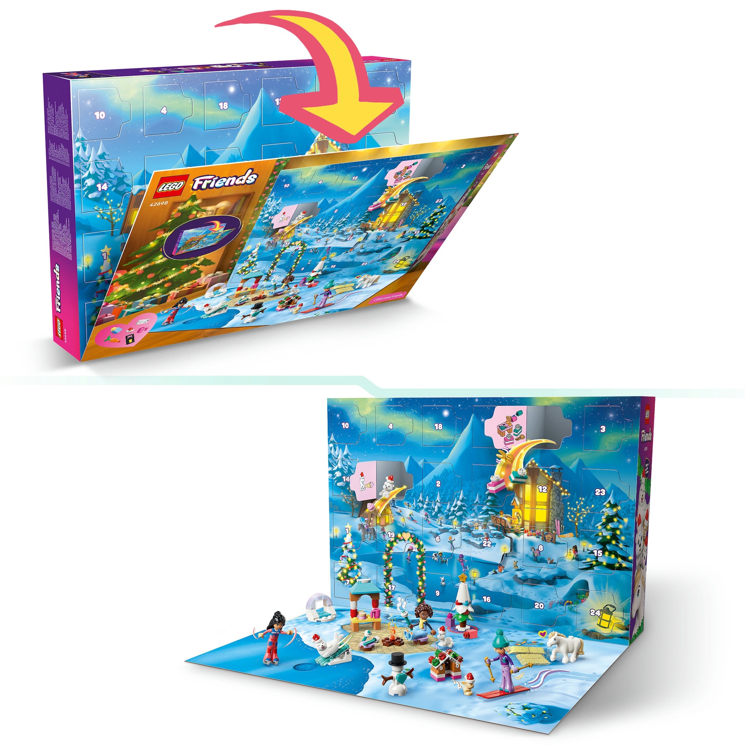LEGO® Spielzeug-Adventskalender »Adventskalender 2026 (42698), LEGO Friends« ab 6 Jahren Made in Europe
