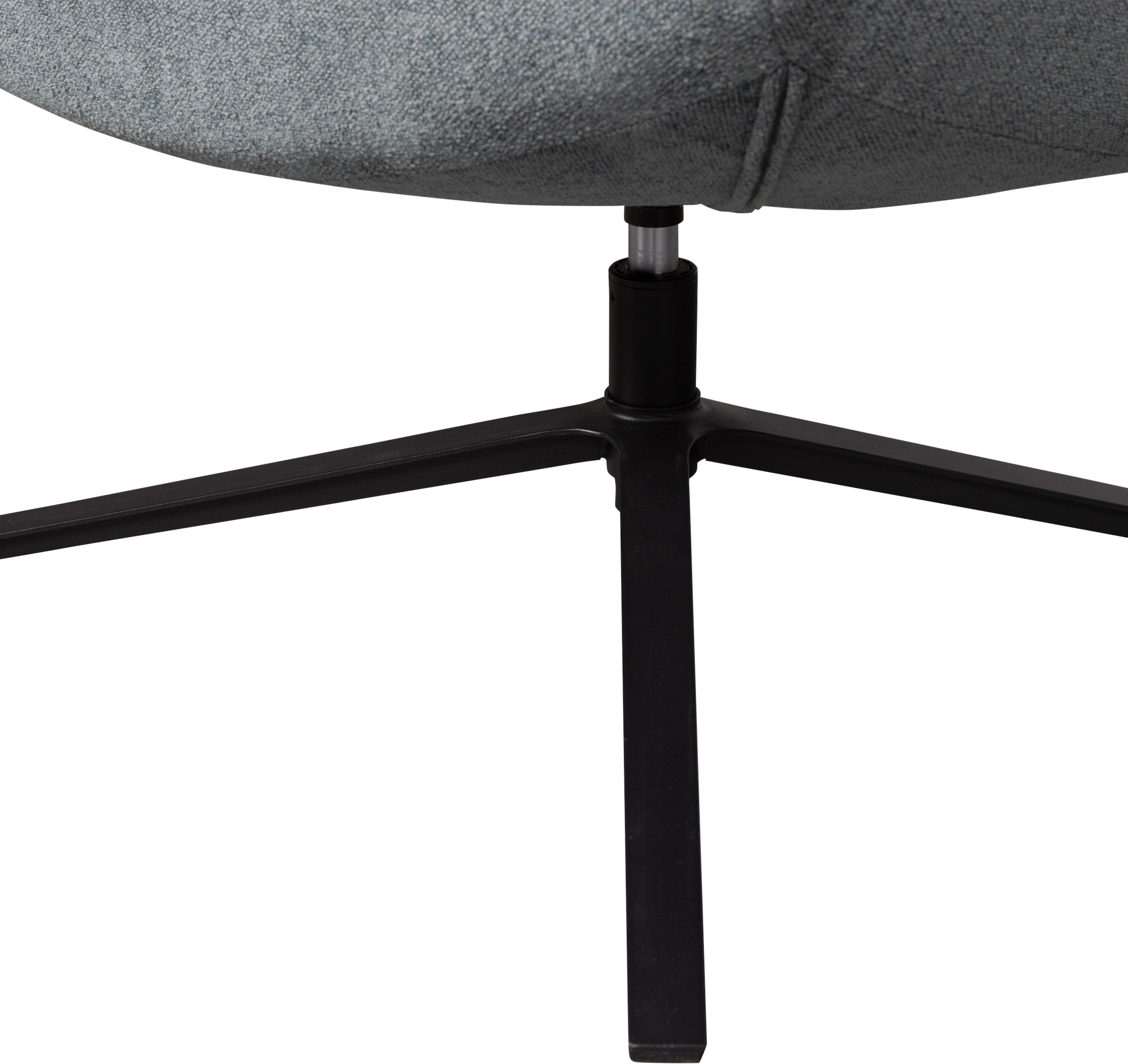 WOOOD Drehsessel »Maudi«, Metallgestell, gepolstert mit gewebtem Stoff, H 84 cm x B 74 cm