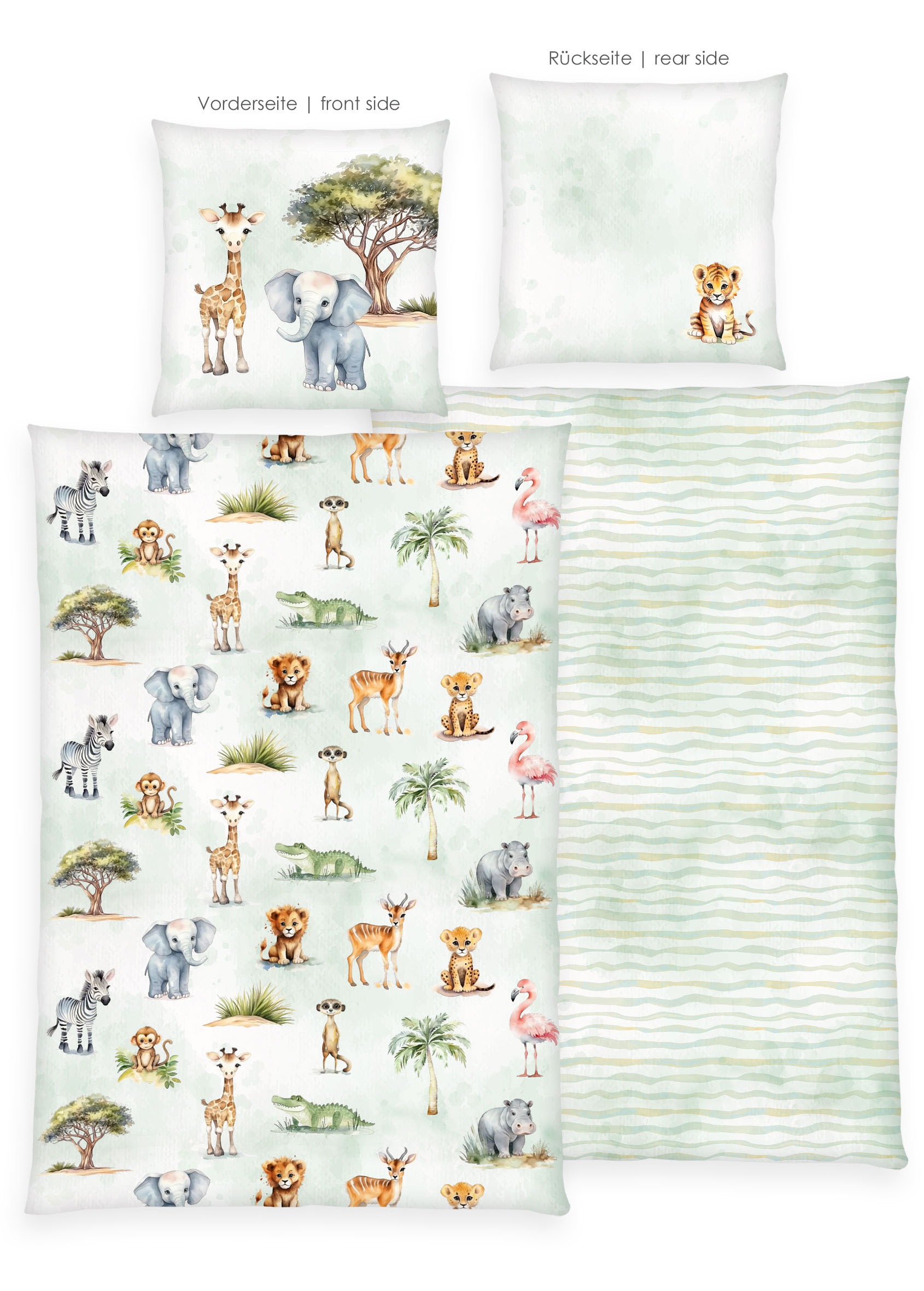 Herding Young Collection Bettwäsche "Young Collection Safari" 2 Stk. tlg. günstig online kaufen