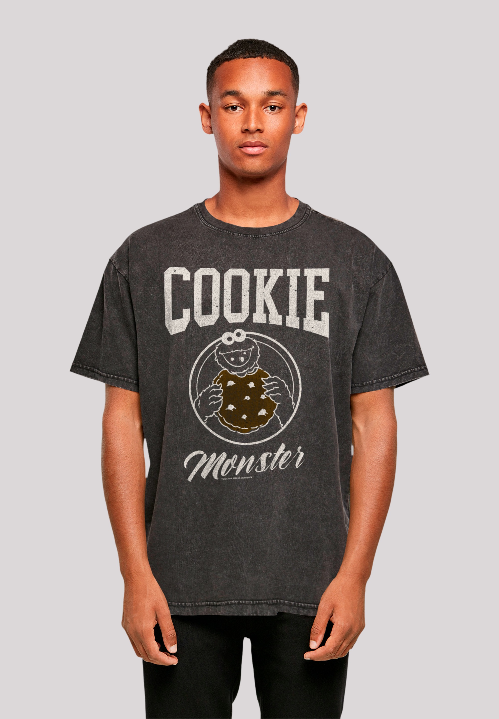 F4NT4STIC T-Shirt "Sesamstraße Cookie College", Premium Qualität günstig online kaufen