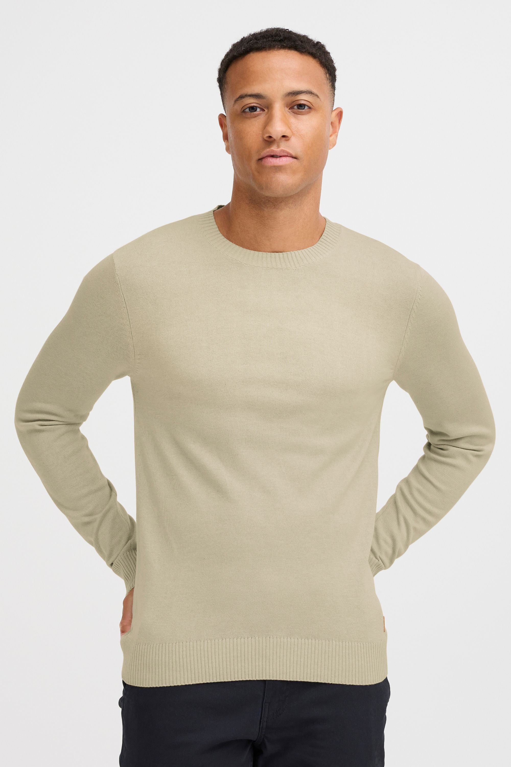 Blend Strickpullover "BHLars", Strickpullover mit aufgestickten Ellenbogenp günstig online kaufen