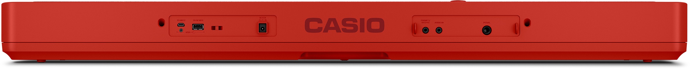 CASIO Home-Keyboard Piano-Keyboard-Set CT-S1RDSET (Set, inkl. Keyboardständer, Sustainpedal und Netzteil), ideal für Piano-Einsteiger und Klanggourmets; 