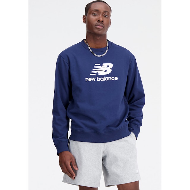 New Balance Sweatshirt »NB ESSENTIALS STACKED LOGO FLEECE CREW« ▷ bestellen  | BAUR