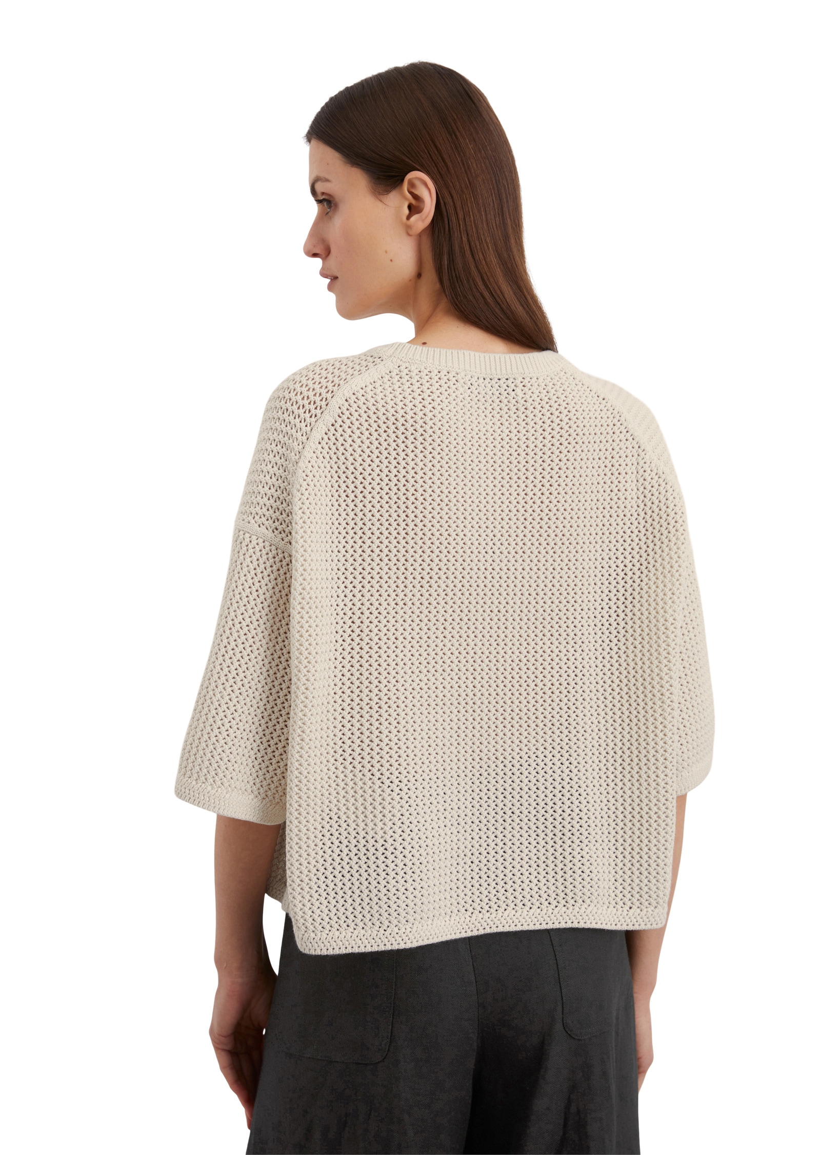 Marc O'Polo Rundhalspullover »aus softem Organic Cotton«