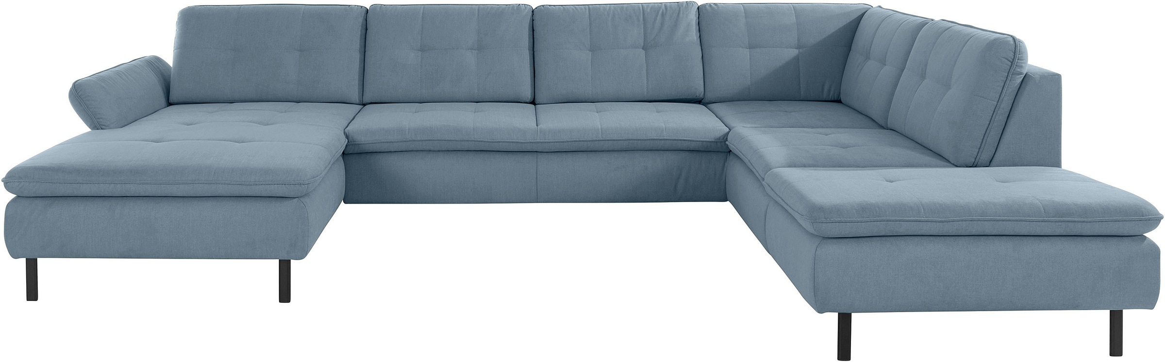 Home affaire Wohnlandschaft "Birkholm U-Form" Armlehnverstellung, auch in E günstig online kaufen