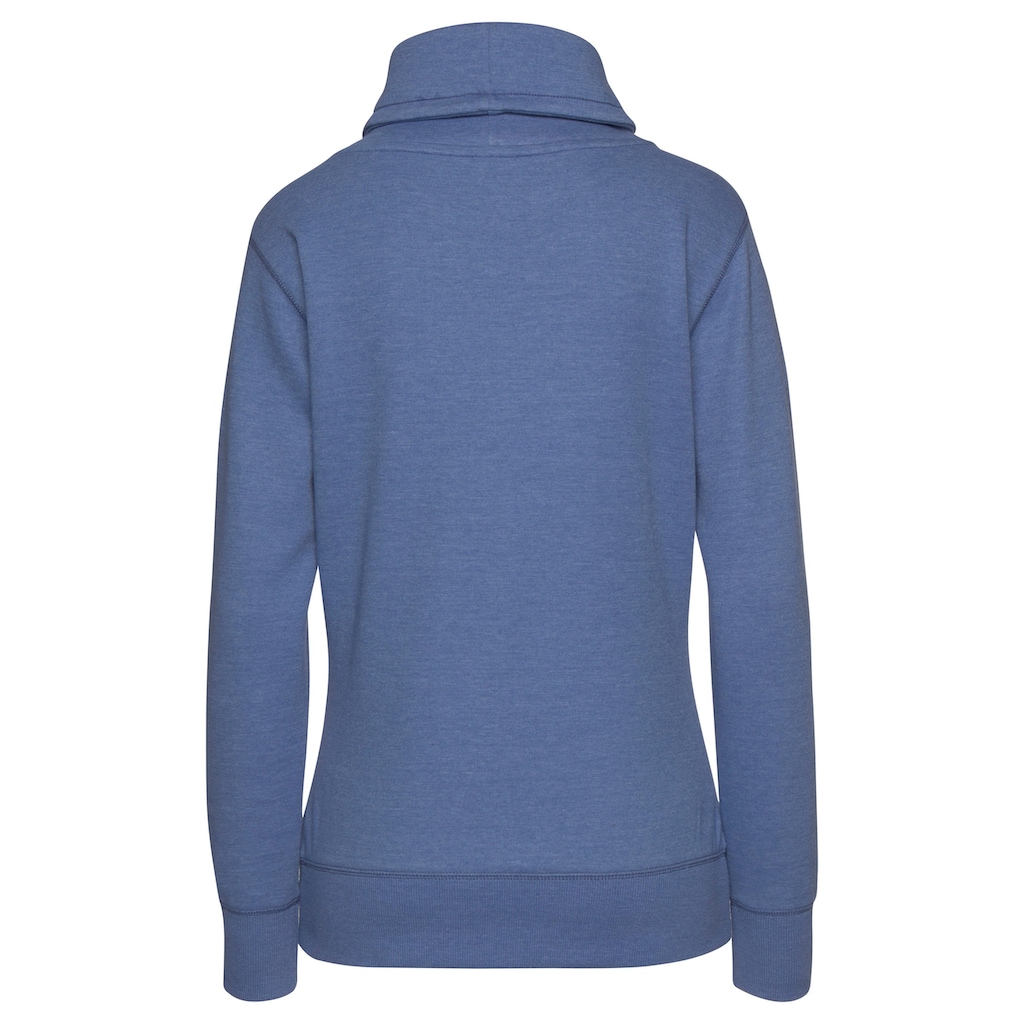 Bench. Loungewear Longsweatshirt »mit Stehkragen in Layeroptik«