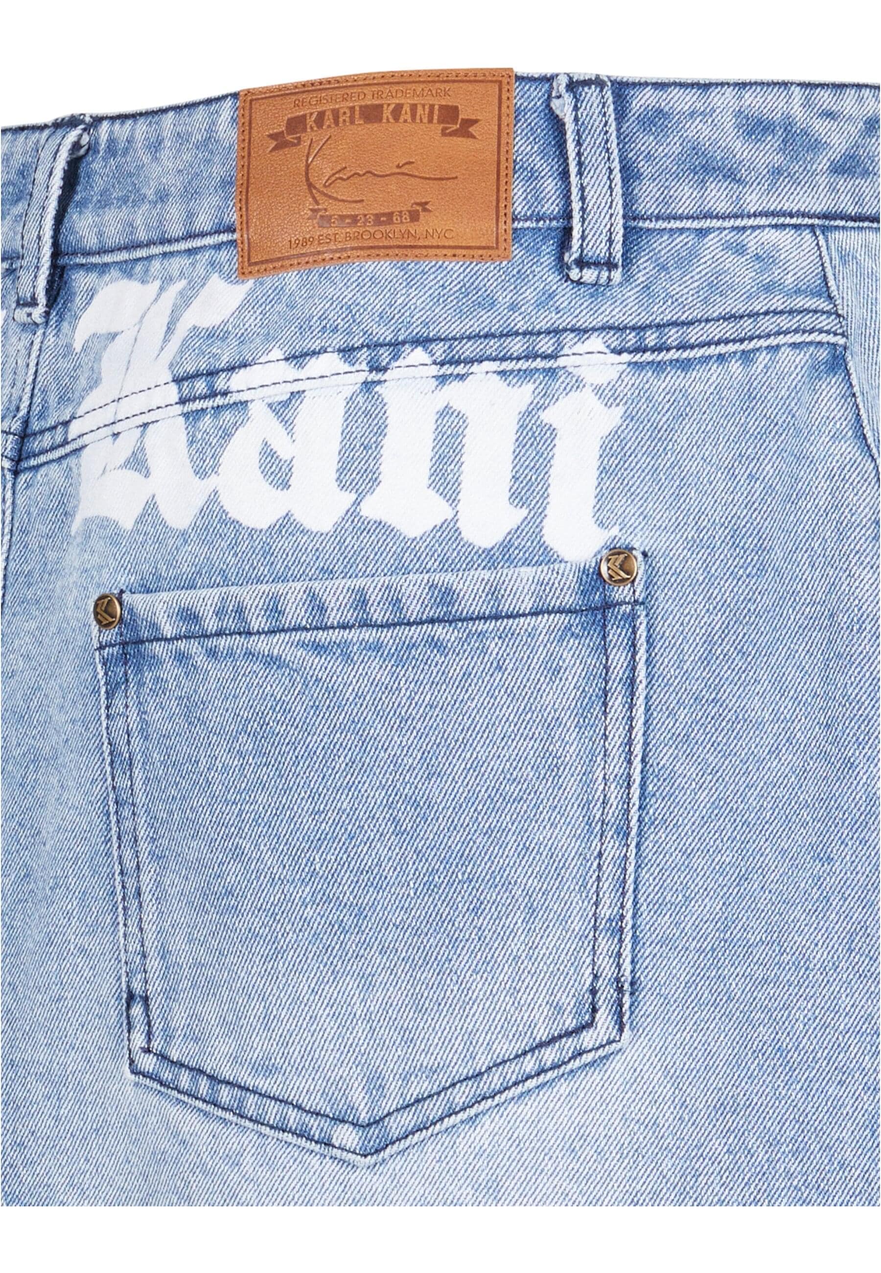 Karl Kani Sommerrock »Karl Kani Damen Karl Kani OG Old English Denim Skirt«, (1 tlg.)