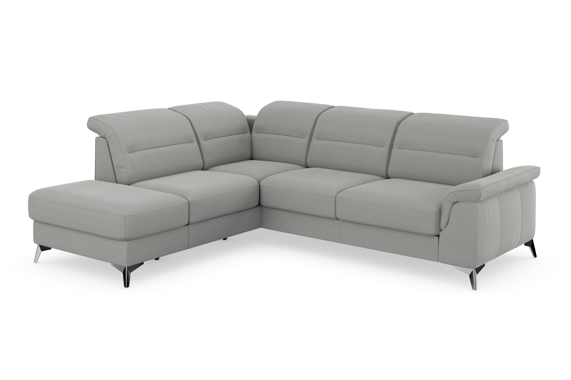 Thumbnail - sit&more Ecksofa "Sinatra L-Form" mit Ottomane, optional mit Kopfteilverstellung und Armteilfunktion