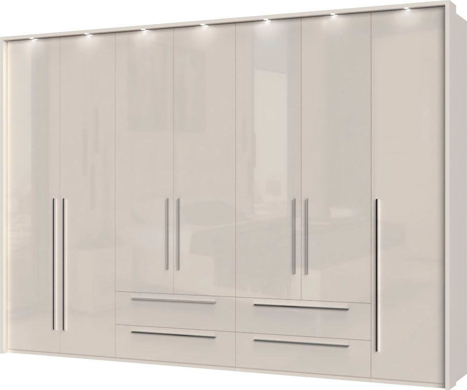 OTTO home Drehtürenschrank "Piano, inklusive Rahmen und Beleuchtung, soft-c günstig online kaufen