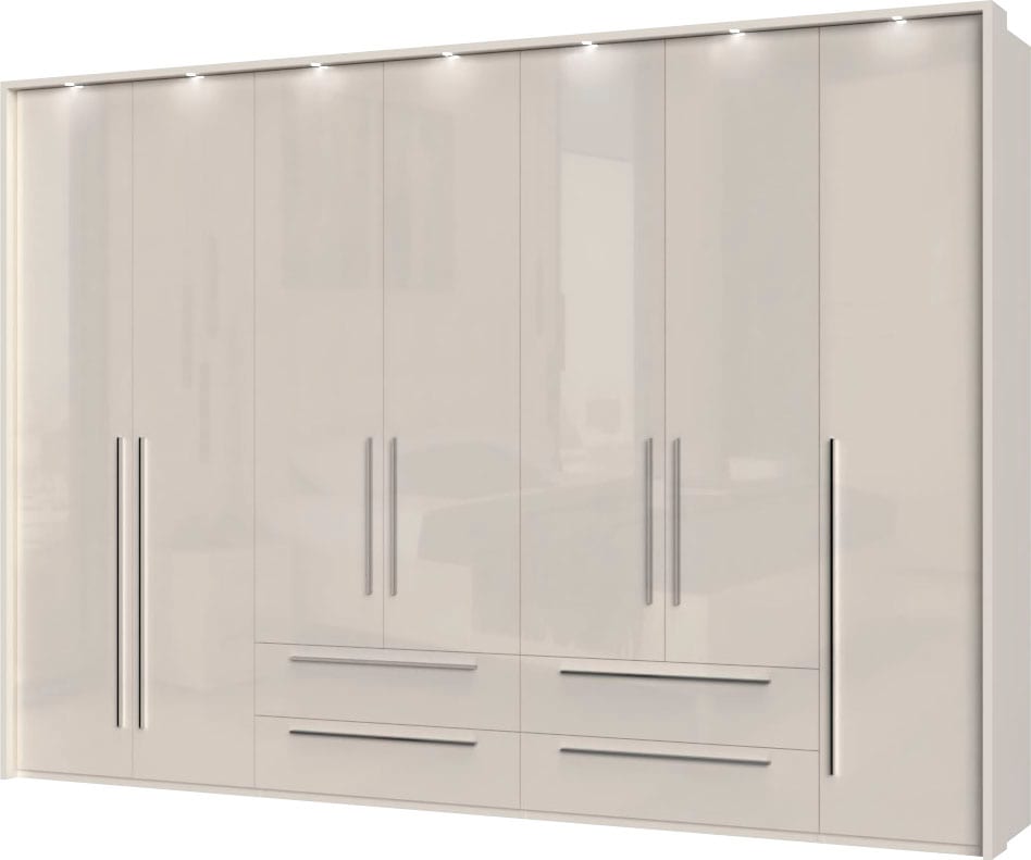 Places of Style Drehtürenschrank "Piano, inklusive Rahmen und Beleuchtung, günstig online kaufen