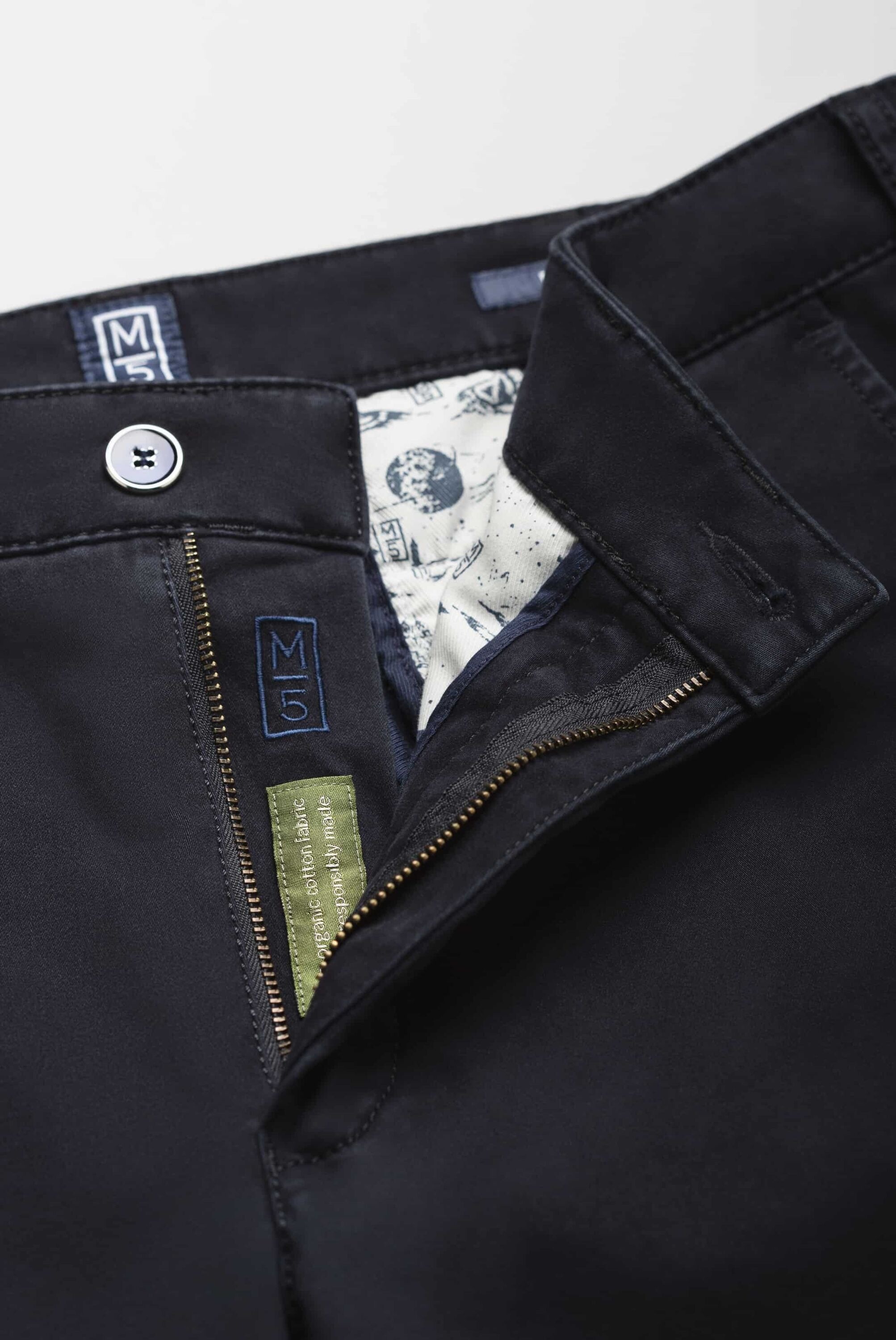 MEYER Chinos »M5 FIT«, im unifarbenen Design