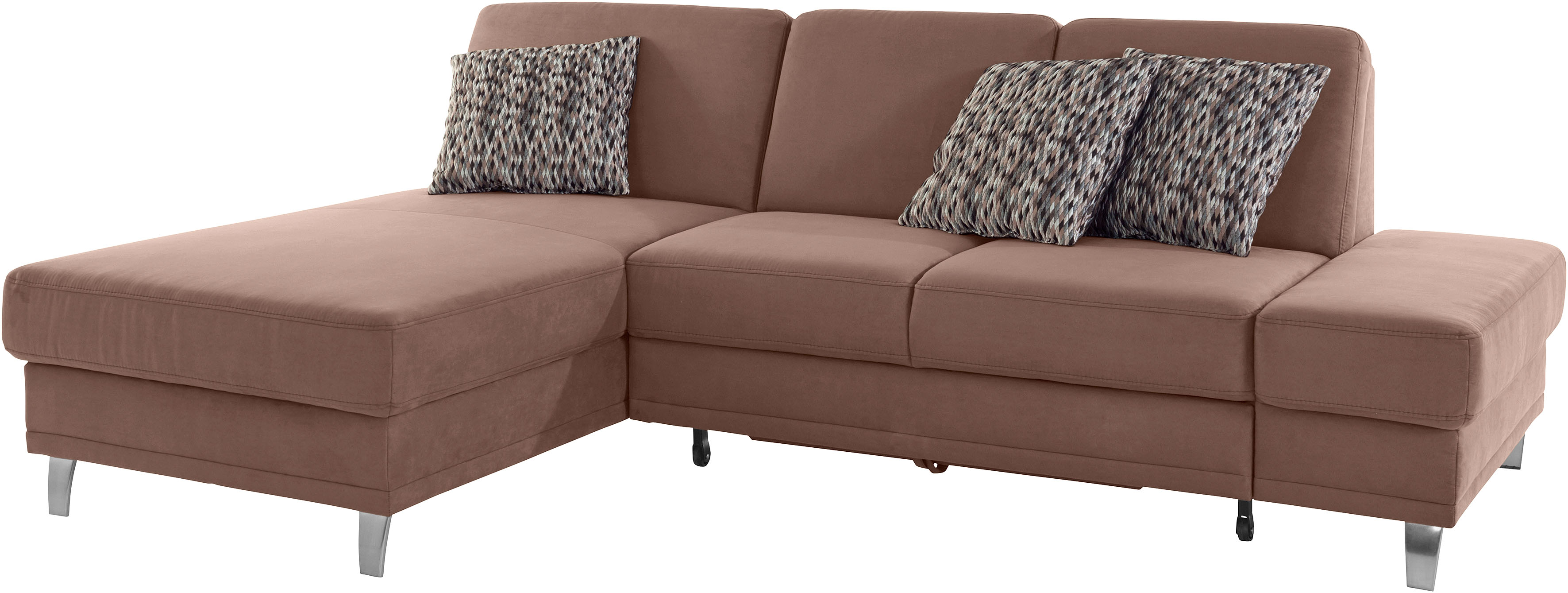 Thumbnail - sit&more Ecksofa "Clio L-Form" wahlweise mit Bettfunktion oder Vorziehsitz und Bettkasten, Federkern