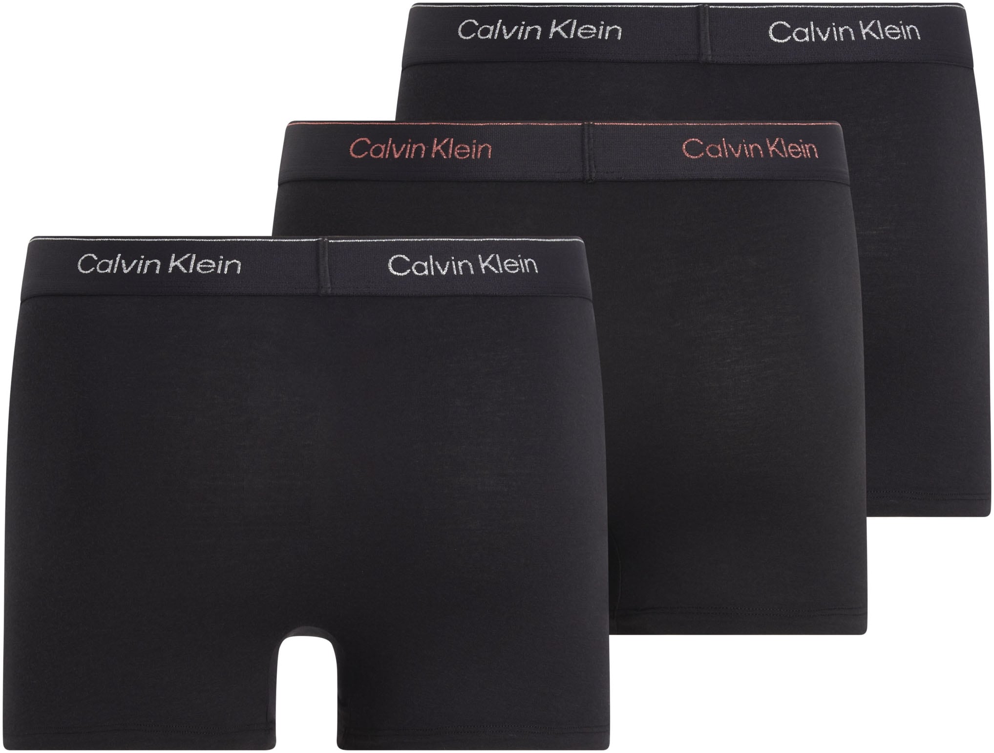 Calvin Klein Underwear Trunk »LOW RISE TRUNK 3PK«, (Packung, 3 St., 3er-Pack), mit Logo-Elastikbund (3 Stück)