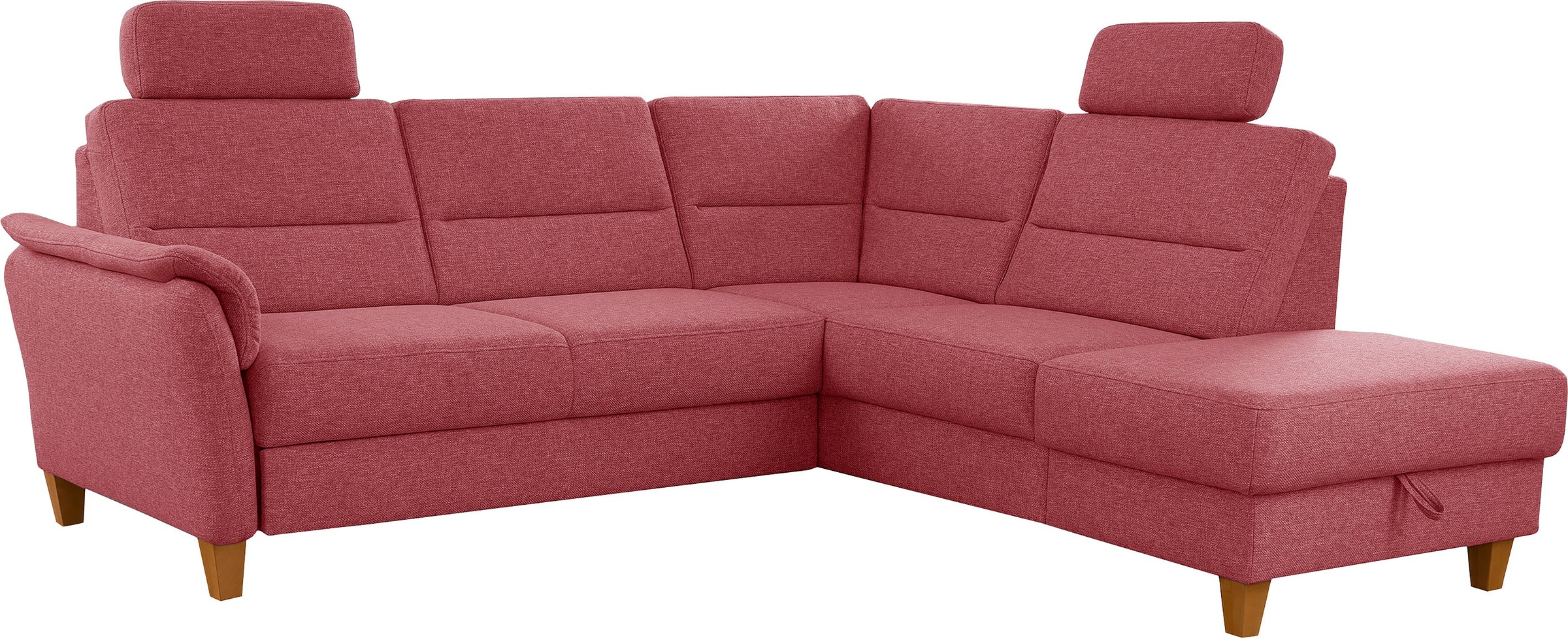 Home affaire Ecksofa »Palmera L-Form, B: 236 cm«, optional Bettfunktion & Bettkasten, Federkern
