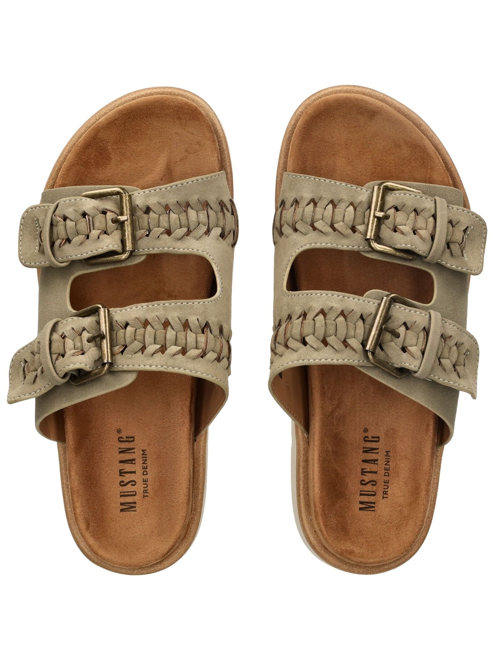 Mustang Shoes Pantolette »Mustang Shoes Pantoletten Lederimitat/Textil«
