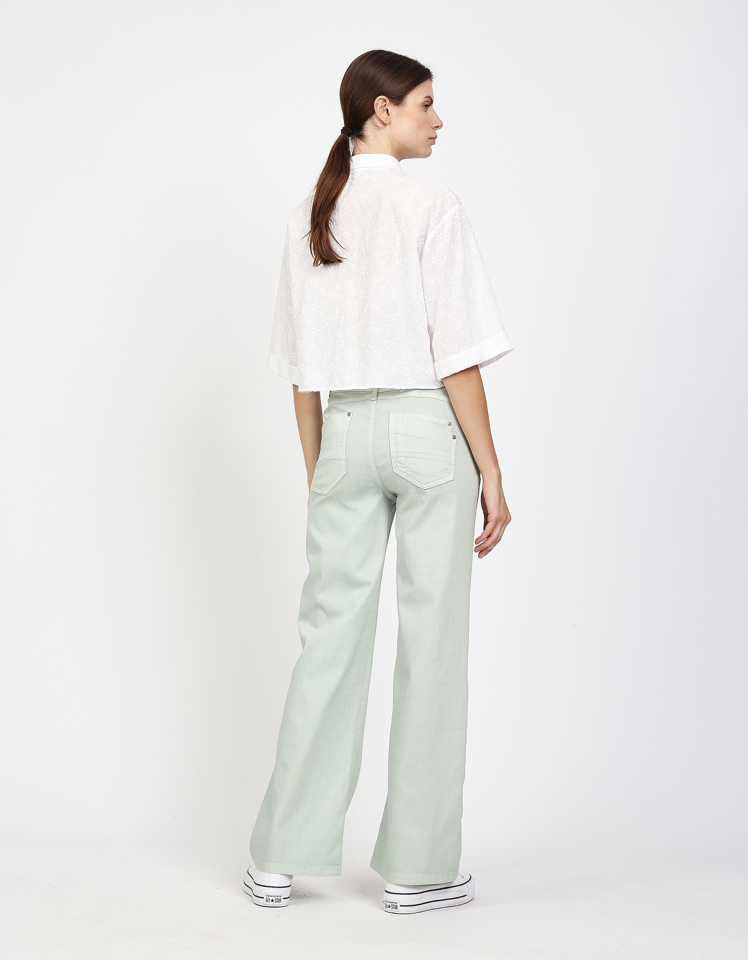 GANG Weite Jeans »94AMELIE WIDE« mit geradem Beinverlauf, weicher Denim