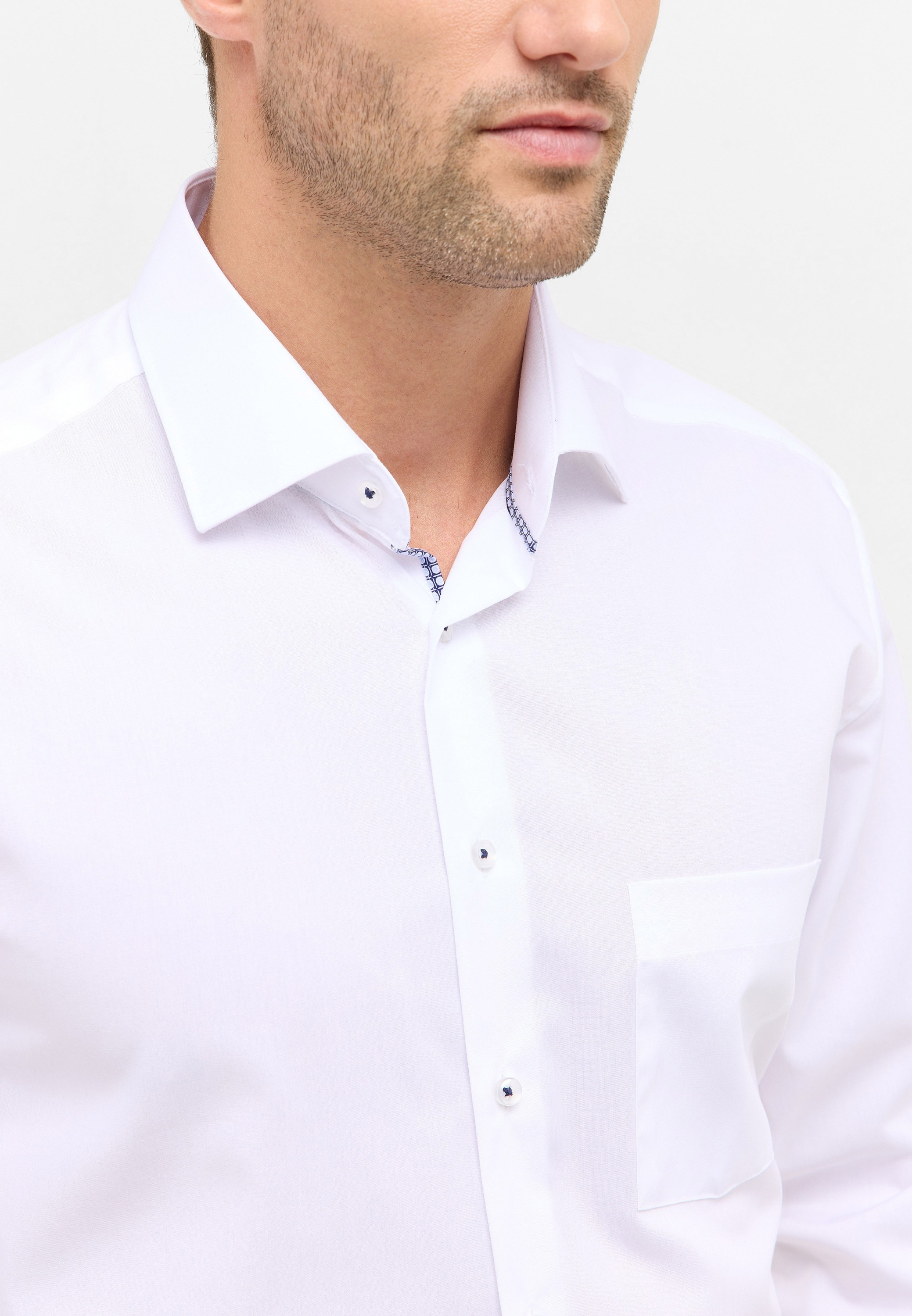 Thumbnail - Eterna Langarmhemd "MODERN FIT" NON IRON (bügelfrei)