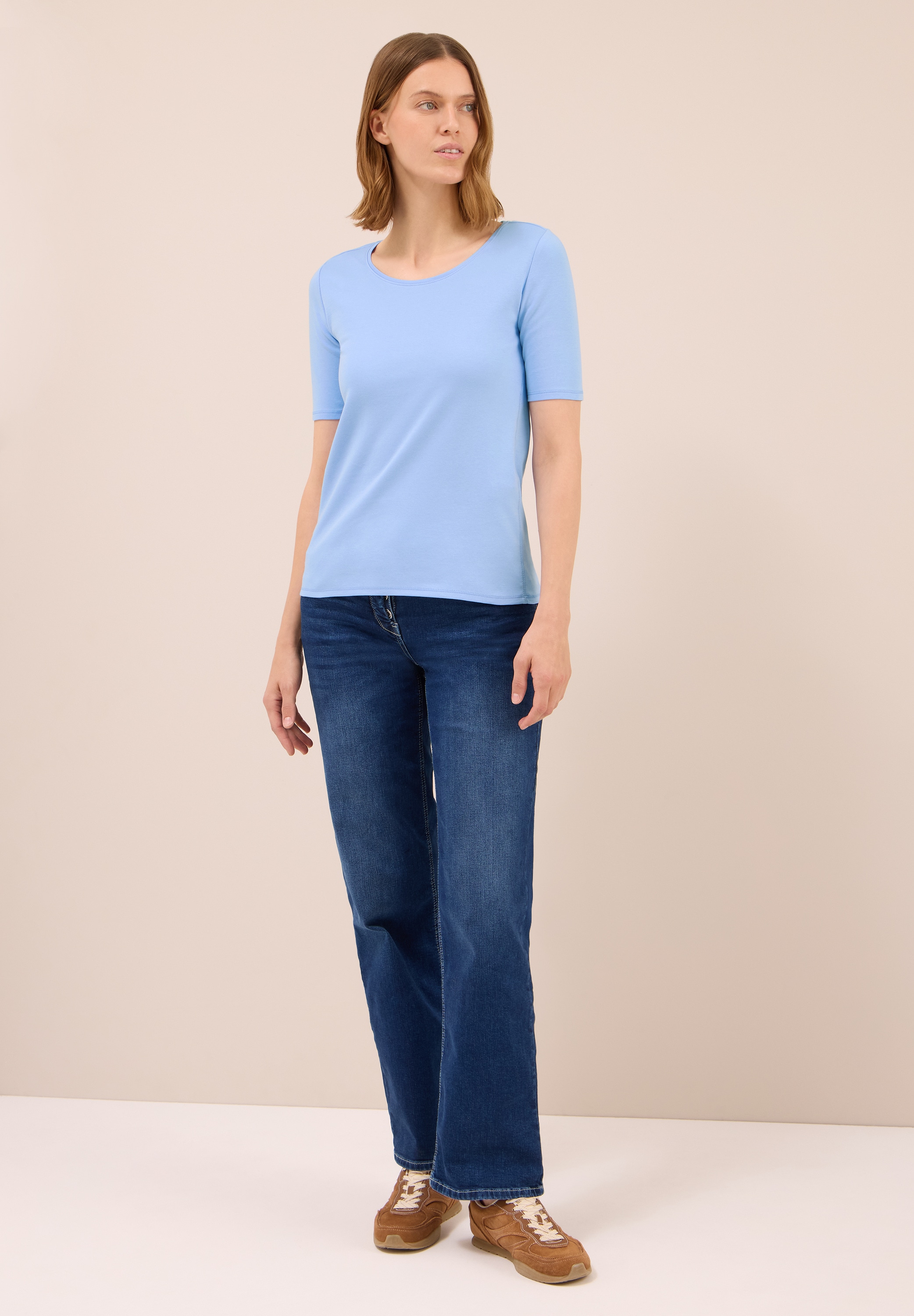 Cecil T-Shirt, in Unifarbe