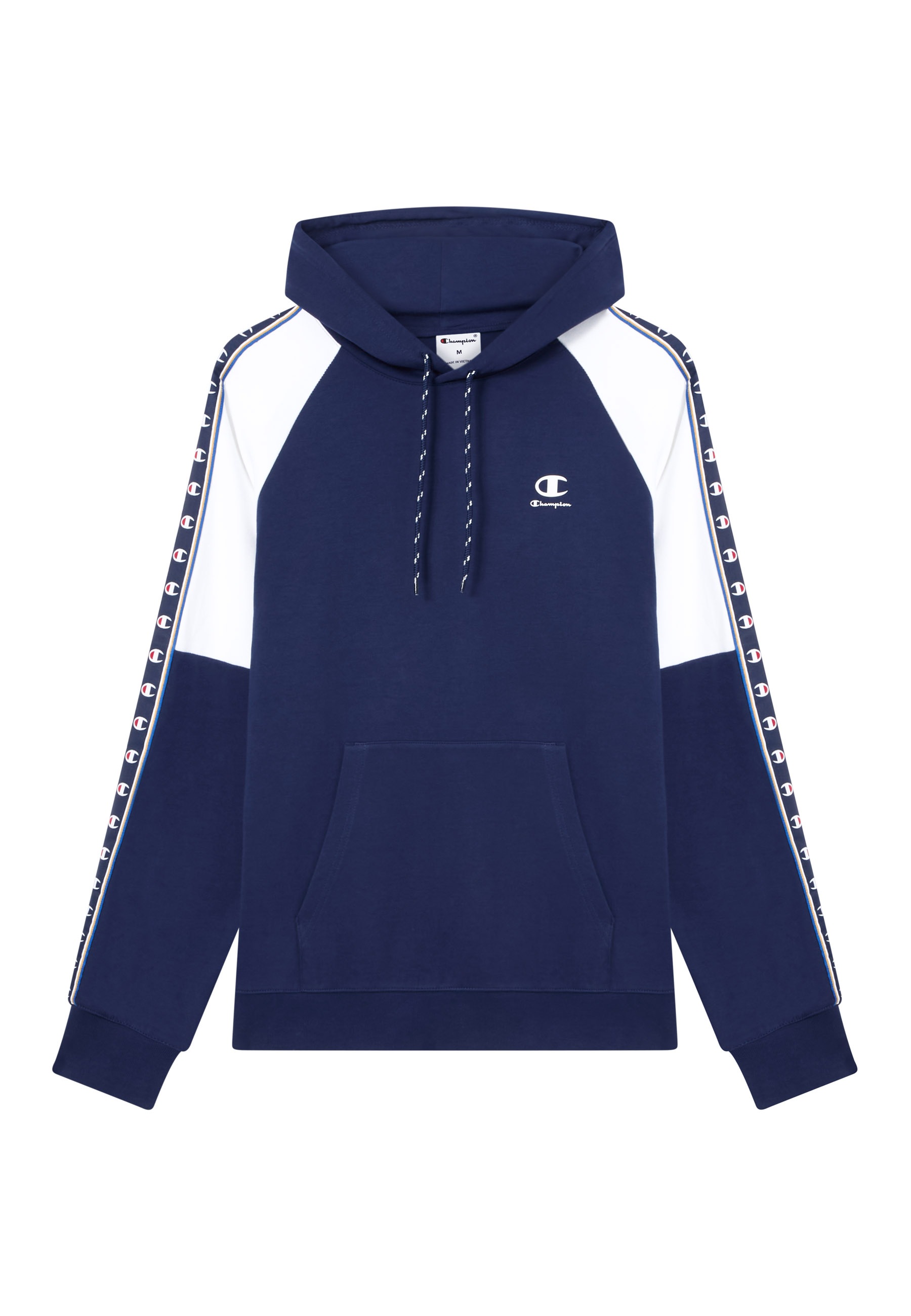 Champion Kapuzensweatshirt »Sports-inspired Interlock Hoodie with Tape detailing«, für sportliche Aktivitäten, mit Rundhalsausschnitt
