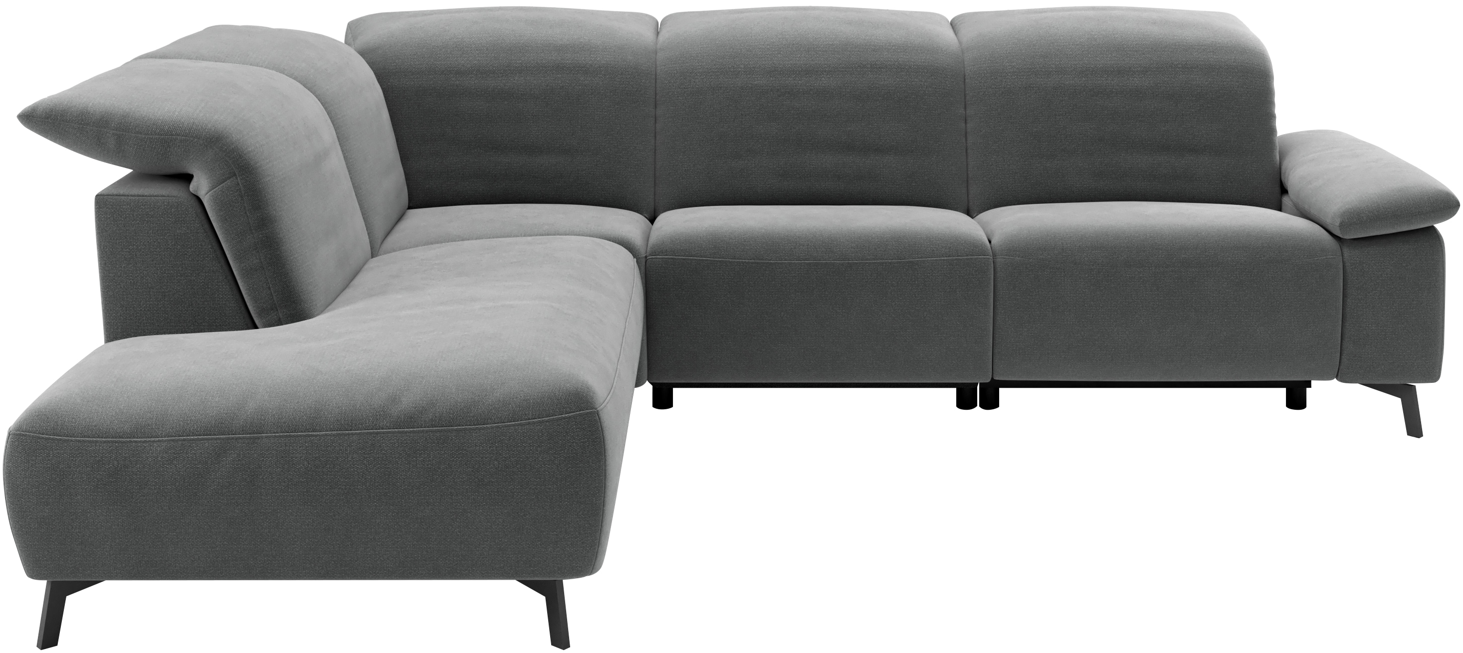 Musterring Ecksofa "MR 370, intelligenter Komfort im modernen Design" Optionale Relaxfunktion, flexible Kopfteile & klappbare Armlehnen