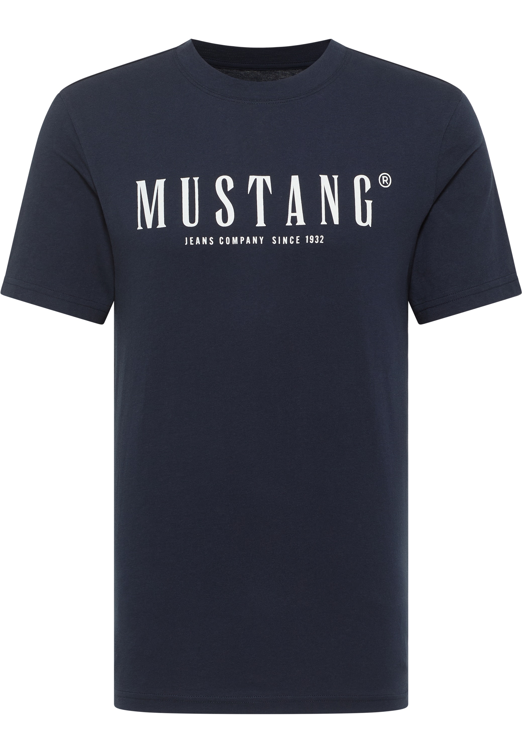 MUSTANG Herren T-Shirt Austin – Klassisches Basic Im Casual Style