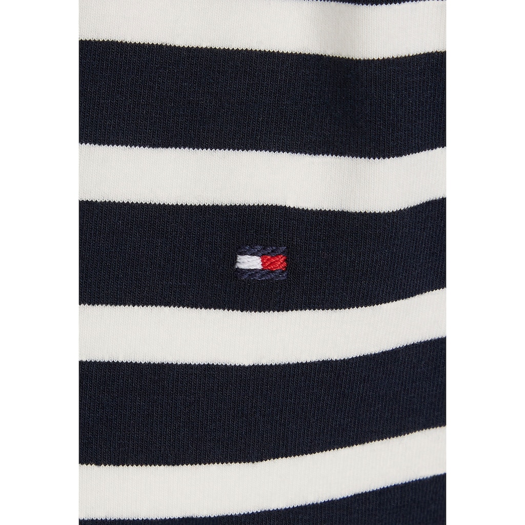 Tommy Hilfiger T-Shirt »STRIPED RUFFLE SLEEVE TOP S/S«