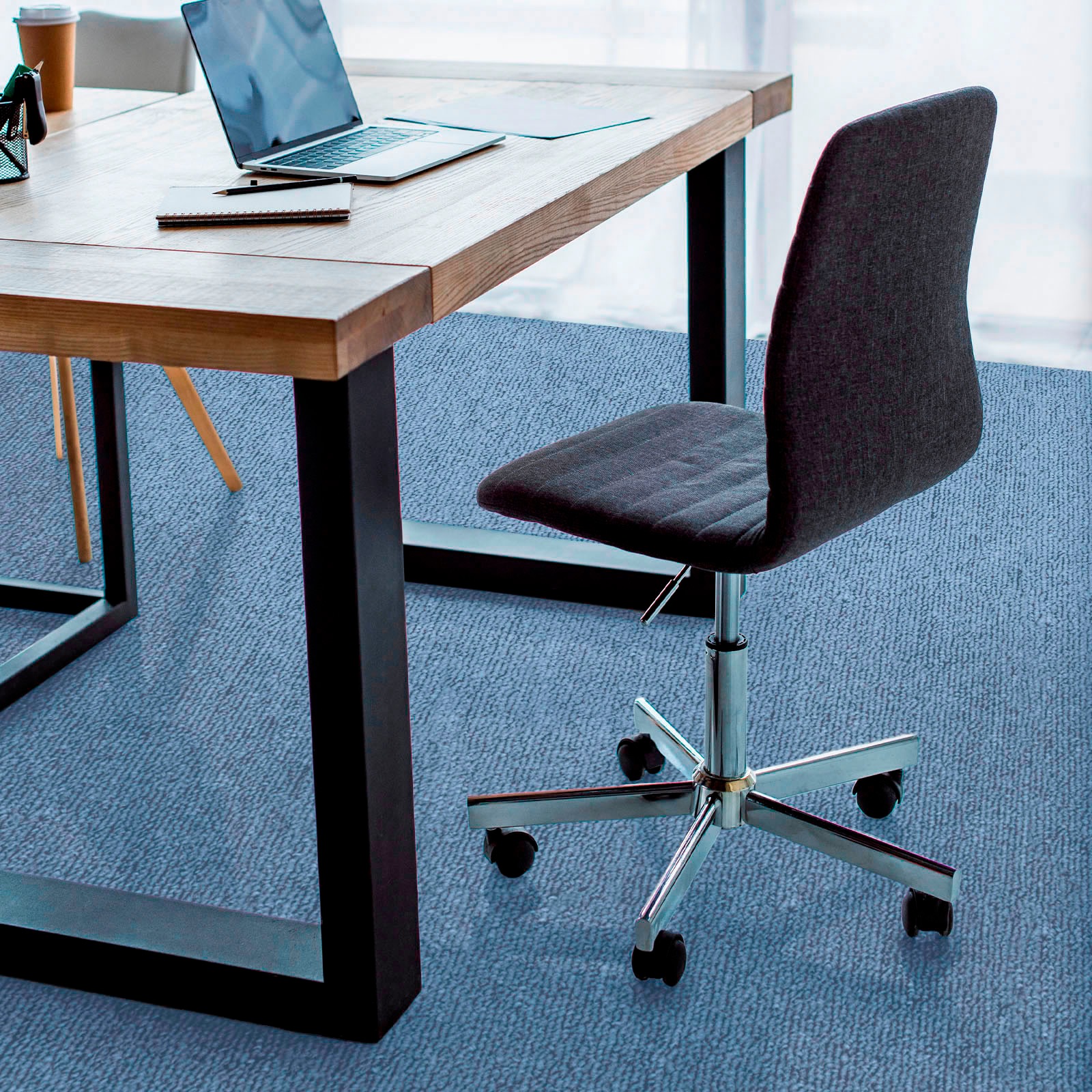Teppichboden OTTO HOME "Malta, Gesamthöhe 3 mm", grau, B:200cm L:700cm, Kunstfaser, Teppiche, verschiedene Farben & Größen, Polypropylen, Nadelfilz 2