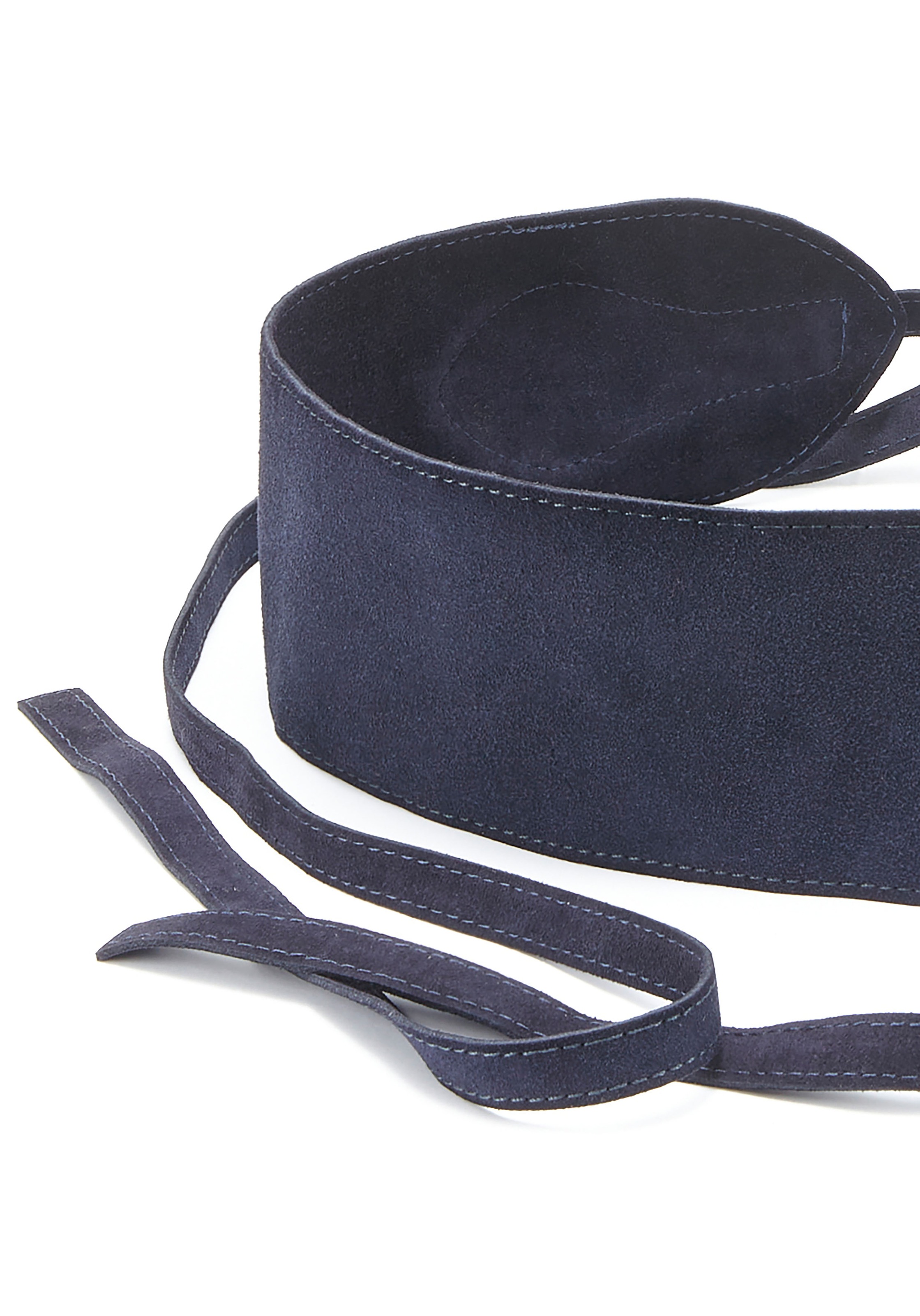 LASCANA Taillengürtel »Bindegürtel, Ledergürtel, Gürtel für Kleid & Overall, Bauchgürtel« aus Leder zum Binden mit Shaping-Effekt