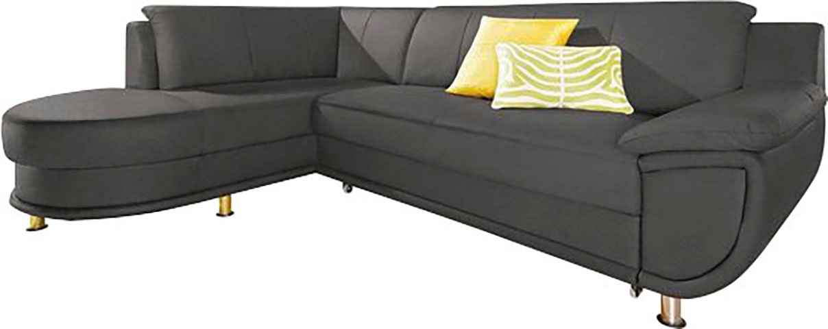 TRENDMANUFAKTUR Ecksofa "Rondo, zeitlos und elegant, bequem, L-Form", wahlw günstig online kaufen