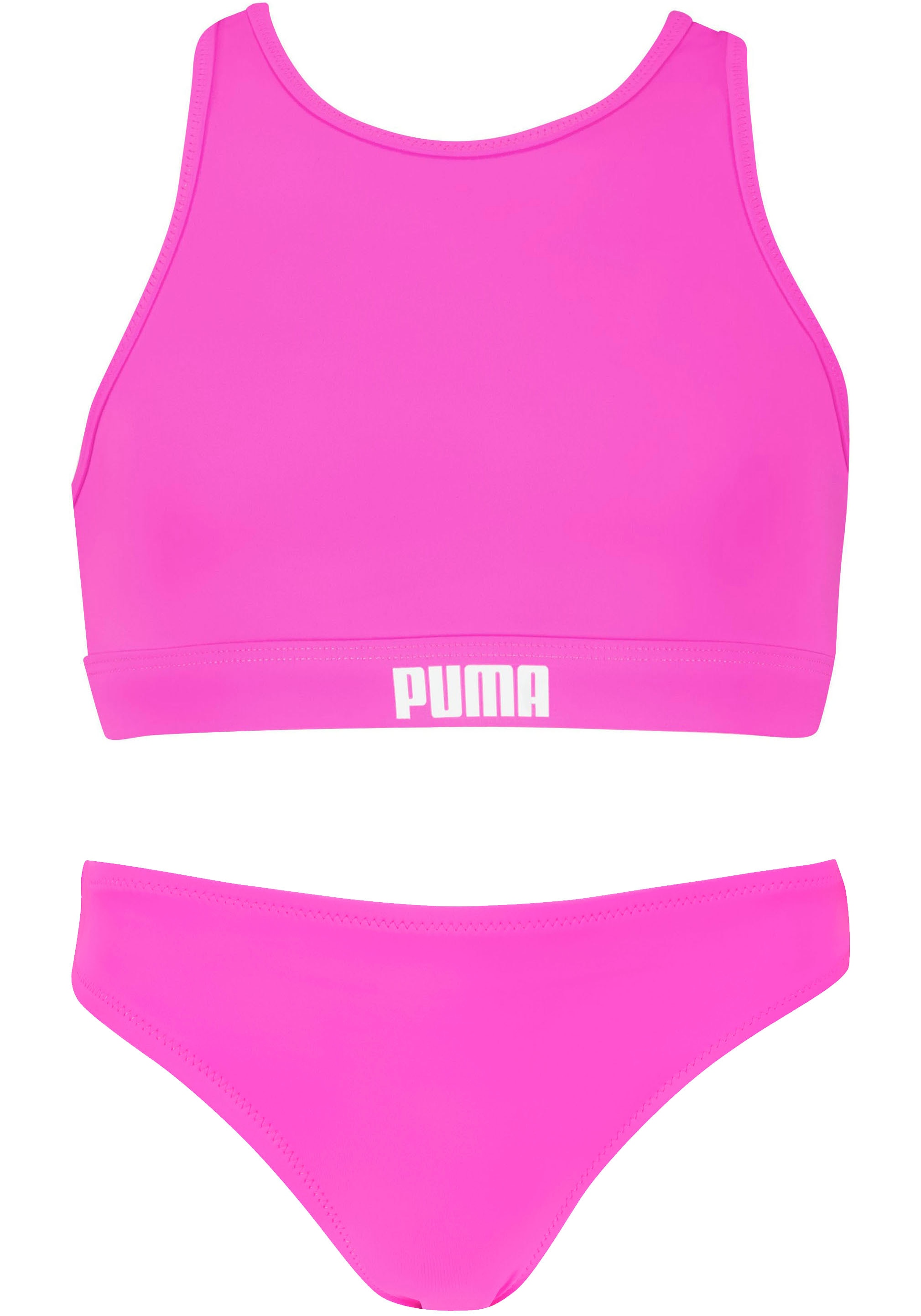 PUMA Bustier-Bikini, (Set), mit Racerback-Passform
