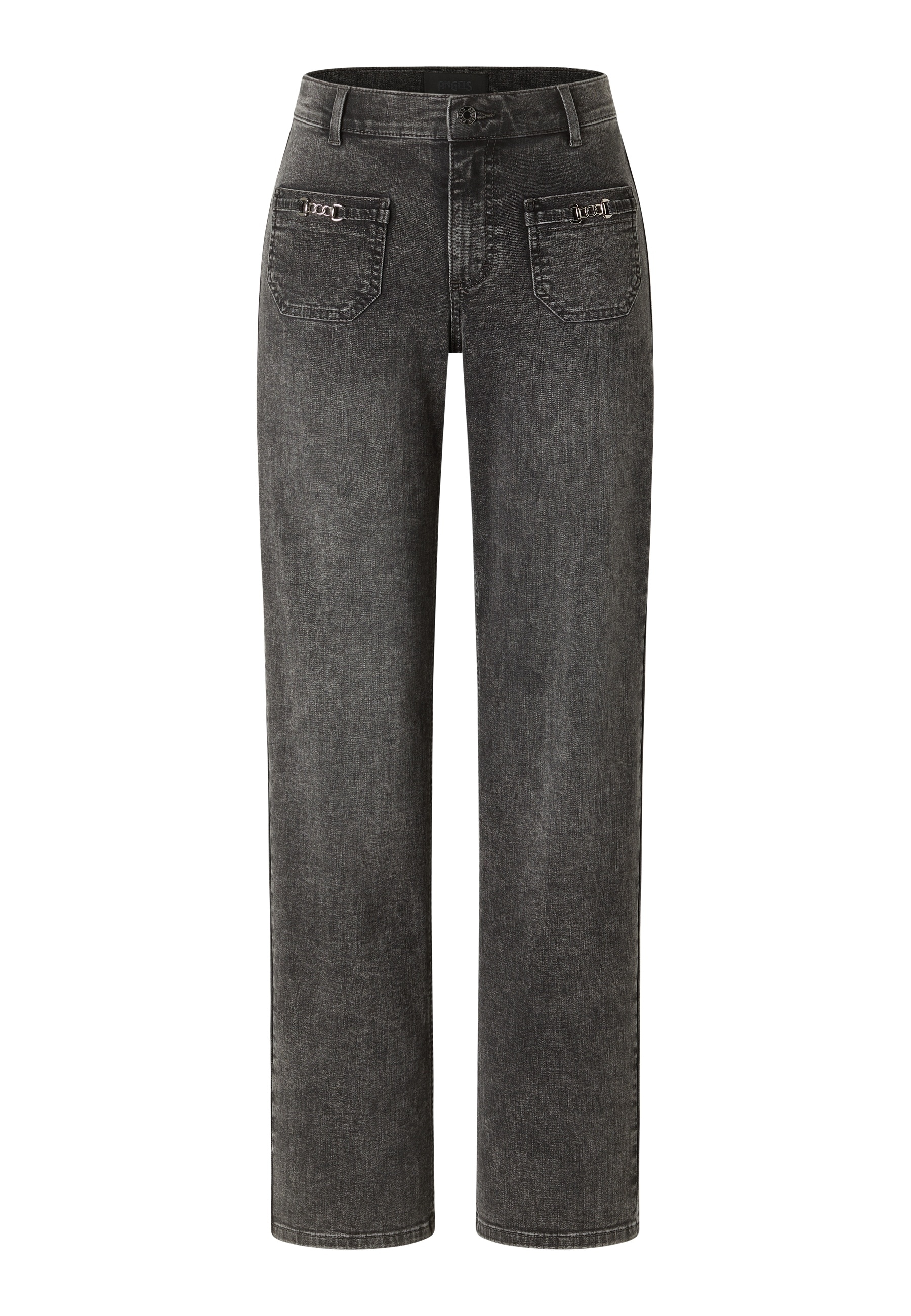 ANGELS Relax-fit-Jeans »LIZ SMART BUCKLE«, mit kleinen Schmuckelementen
