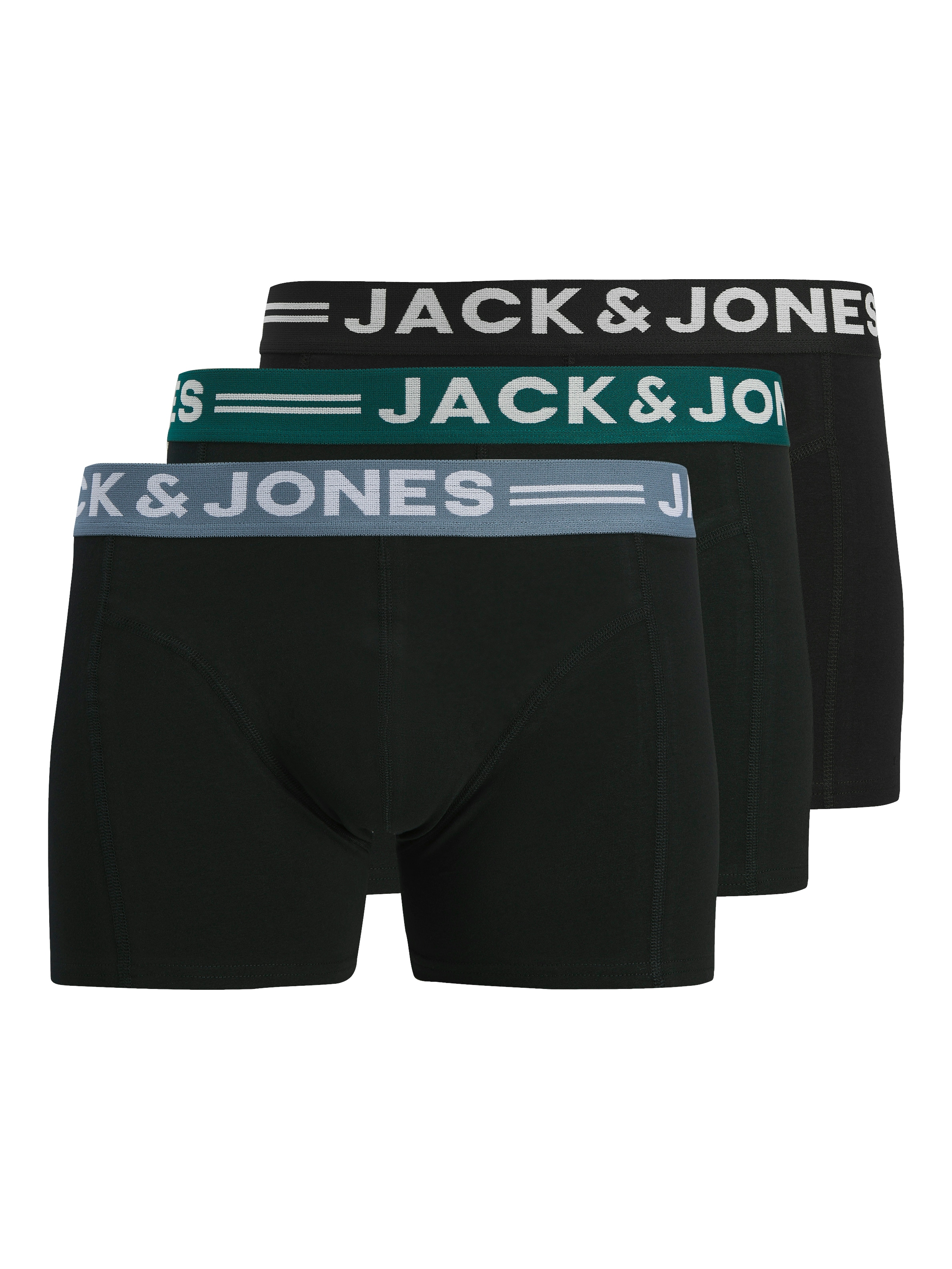 Jack & Jones Boxer "Sense Trunks" Packung, 3er-Pack, 3 Stk. Baumwollmischun günstig online kaufen