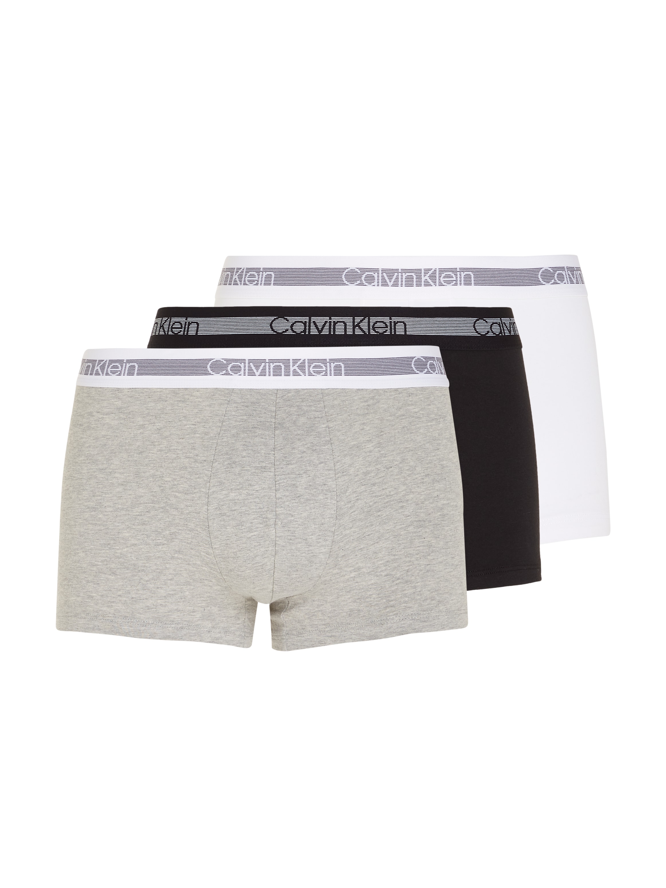 Calvin Klein Underwear Boxer »Cooling«, (3 St.), fein gestreifter Taillenbund