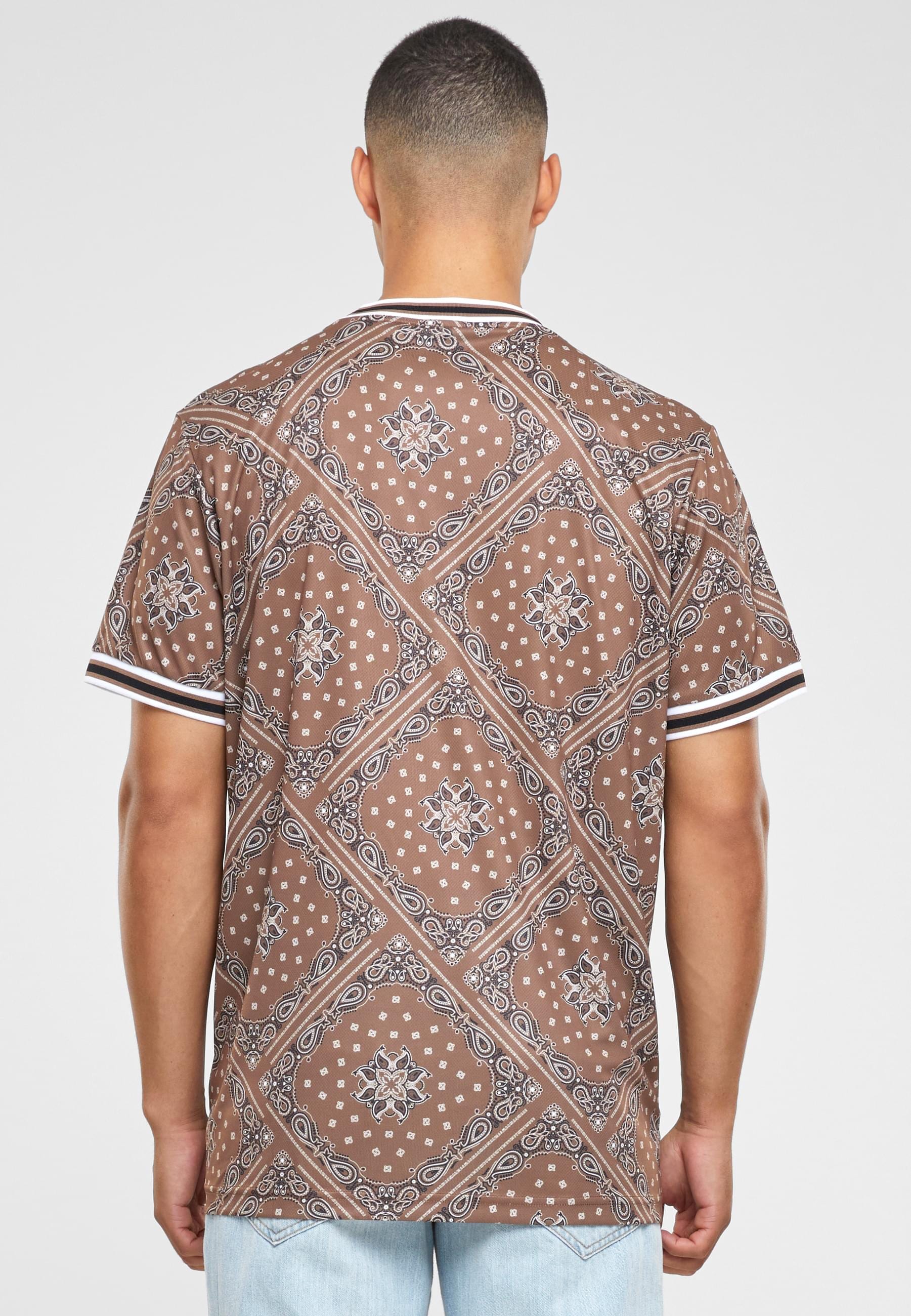 Karl Kani T-Shirt »Karl Kani Herren KM232-008-3 Unisex KK Varsity Paisley Mesh Tee«, (1 tlg.)