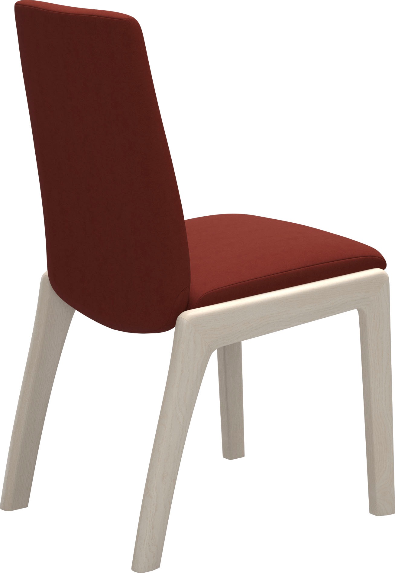 Stressless® Polsterstuhl »Laurel«, Microfaser DINAMICA, Low Back, Größe M, mit abgerundeten Beinen in Eiche gekalkt
