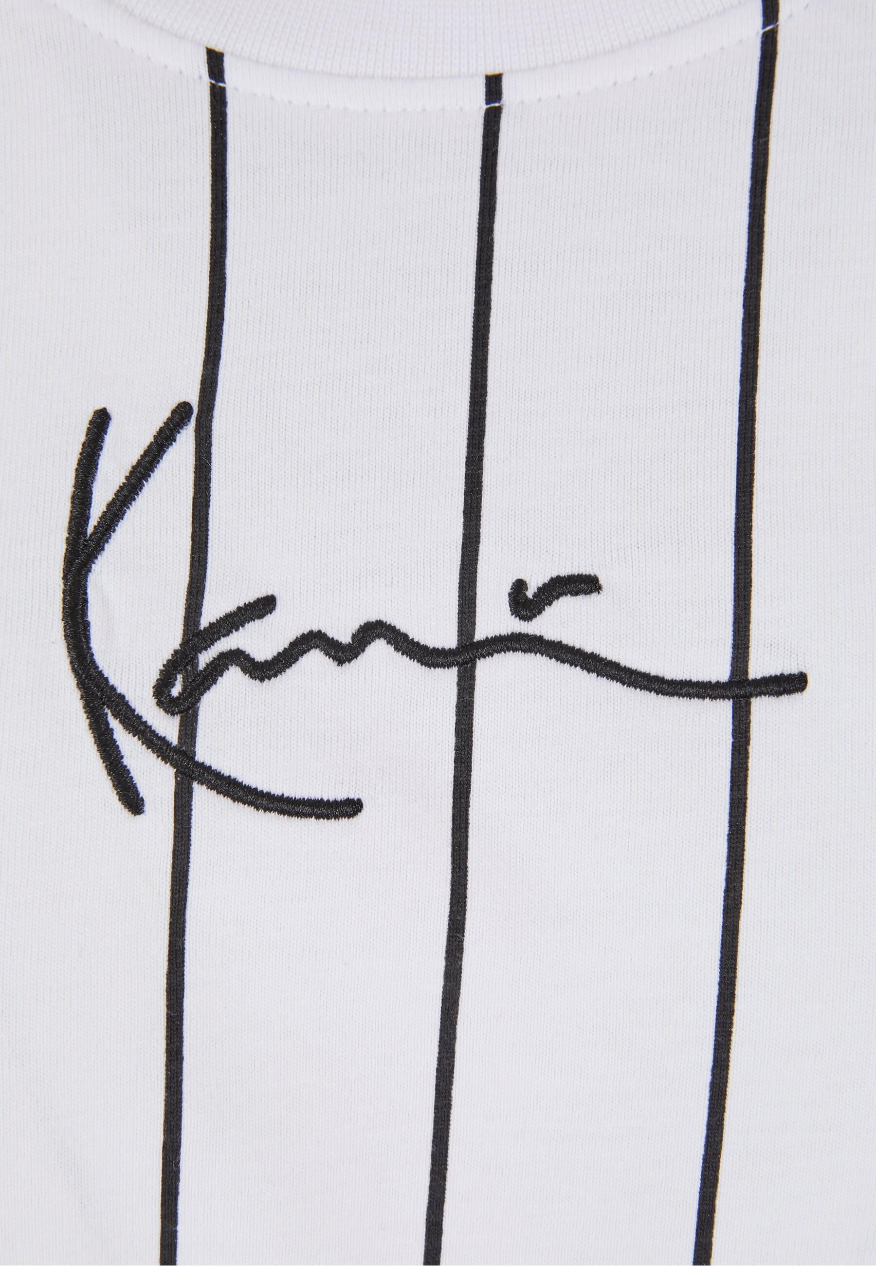 Karl Kani T-Shirt »Karl Kani Damen Small Signature Essential Pinstripe Crop Tee«, (1 tlg.)