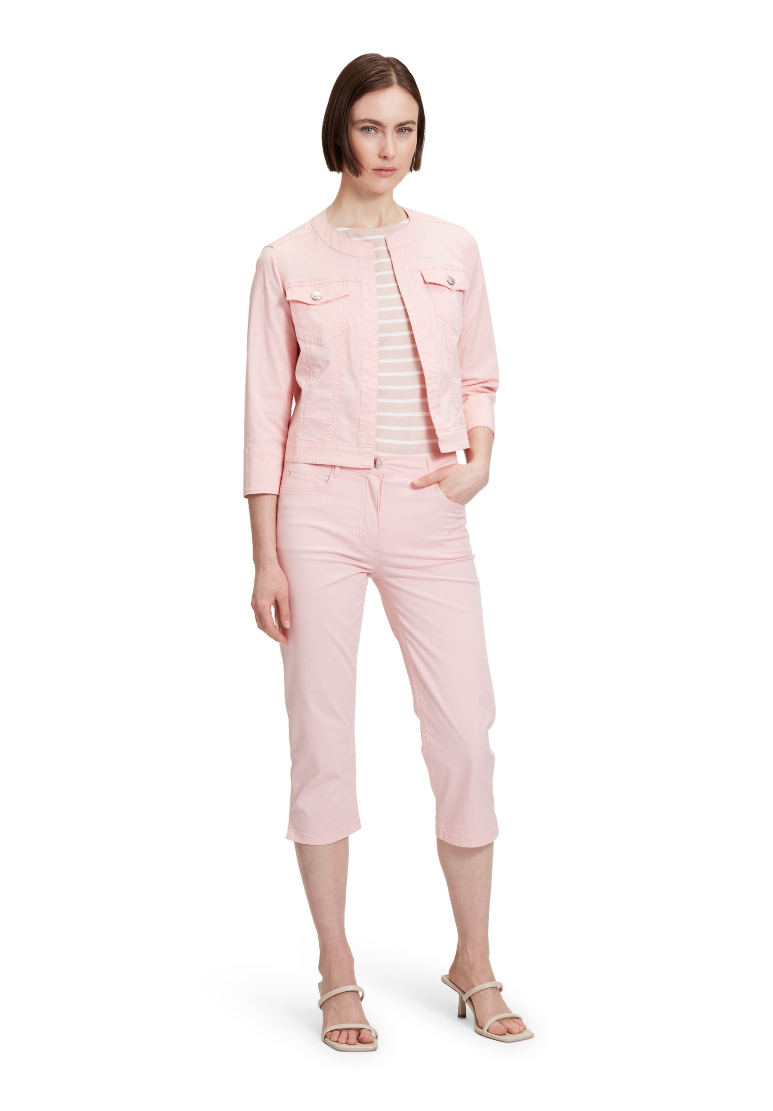 Betty Barclay Stoffhose »Betty Barclay Sommerhose Slim Fit«, Saumschlitz