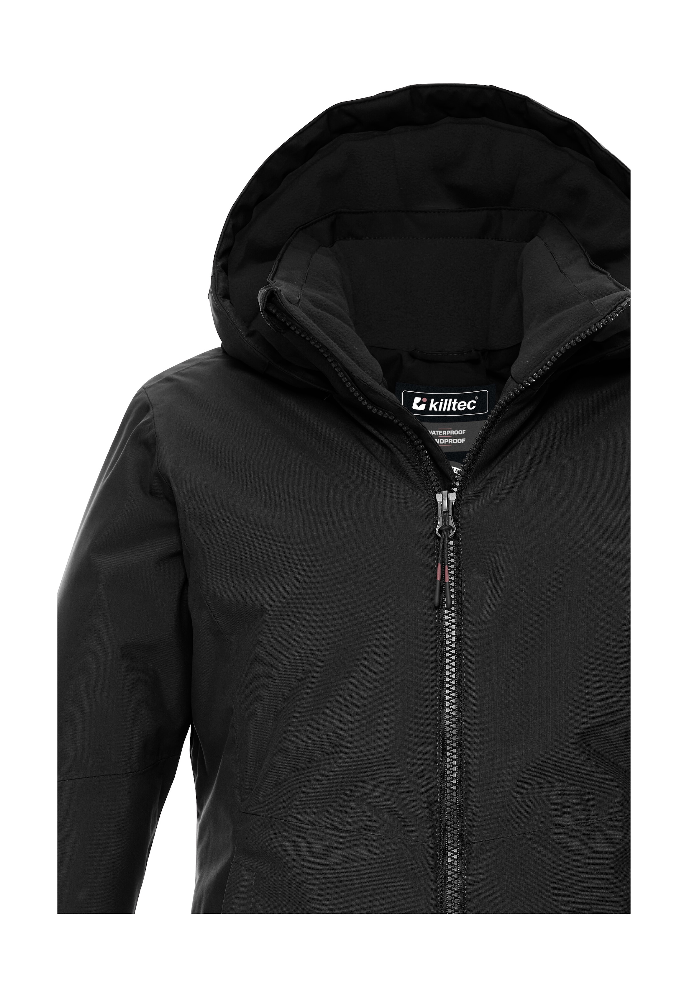Killtec Funktionsjacke »KOW 217 GRLS JCKT«, Wind- und wasserdichte Kinderjacke mit Fleece und verstellbarer Kapuze