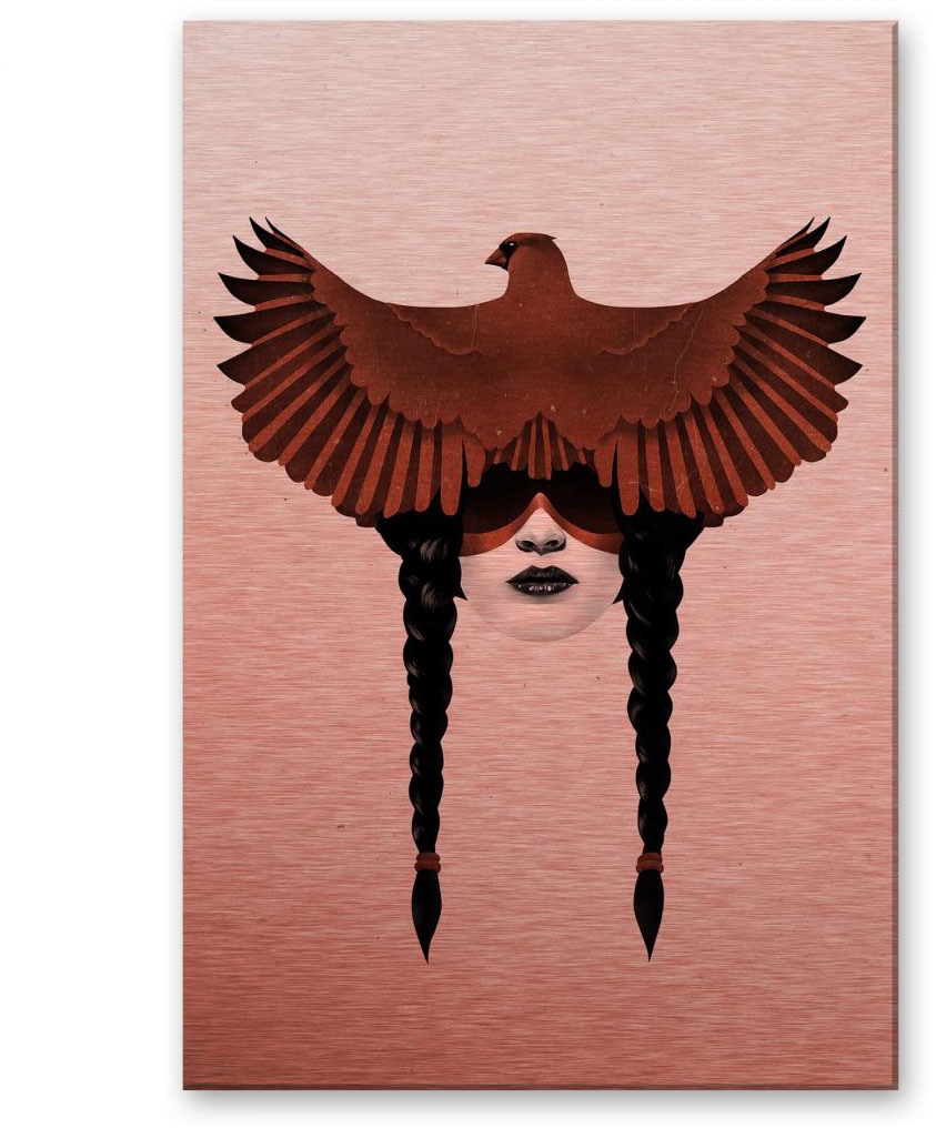 Wall-Art Metallbild »Adler Dark Cardinal Metallschild«, (1 St.) kaufen |  BAUR