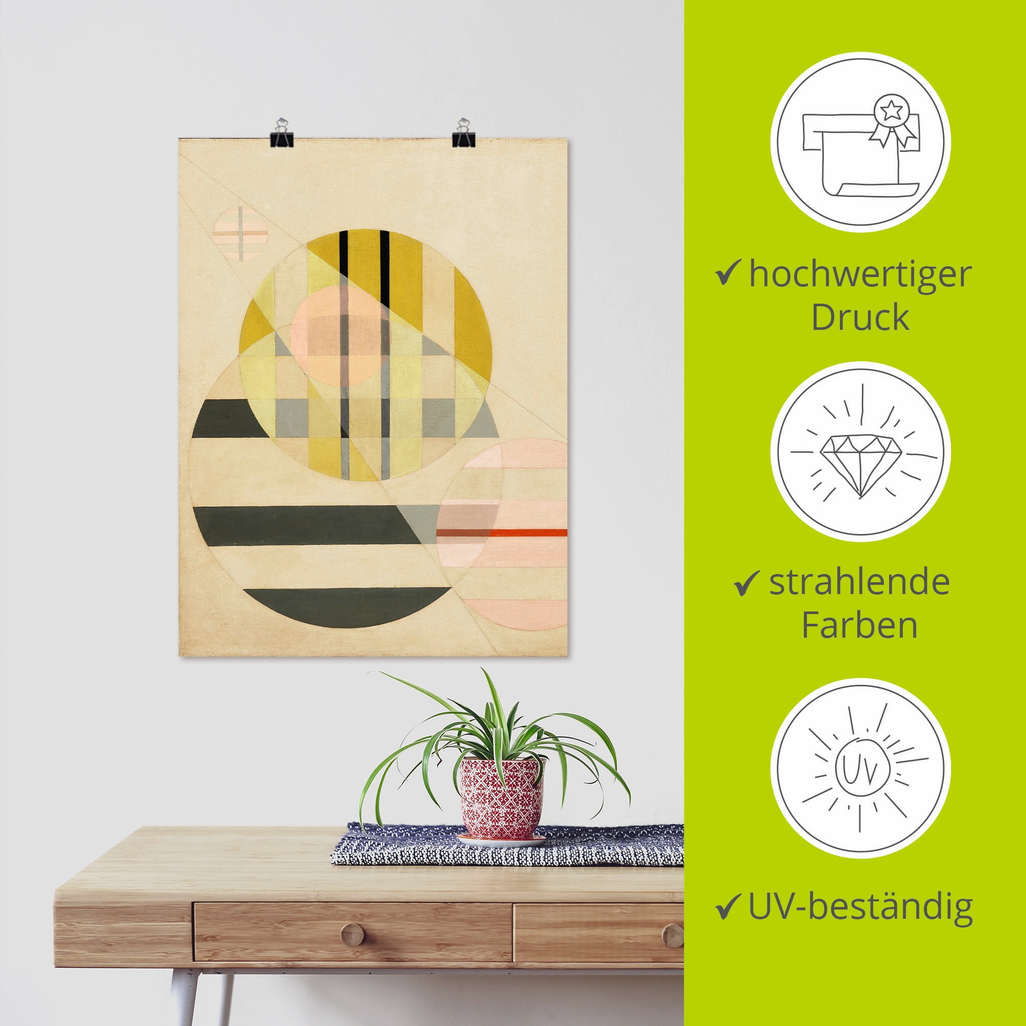 Artland Poster »Z II. 1925« Muster 1 Stk. tlg. als Alubild, Leinwandbild, Poster, Wandaufkleber in verschied. Größen