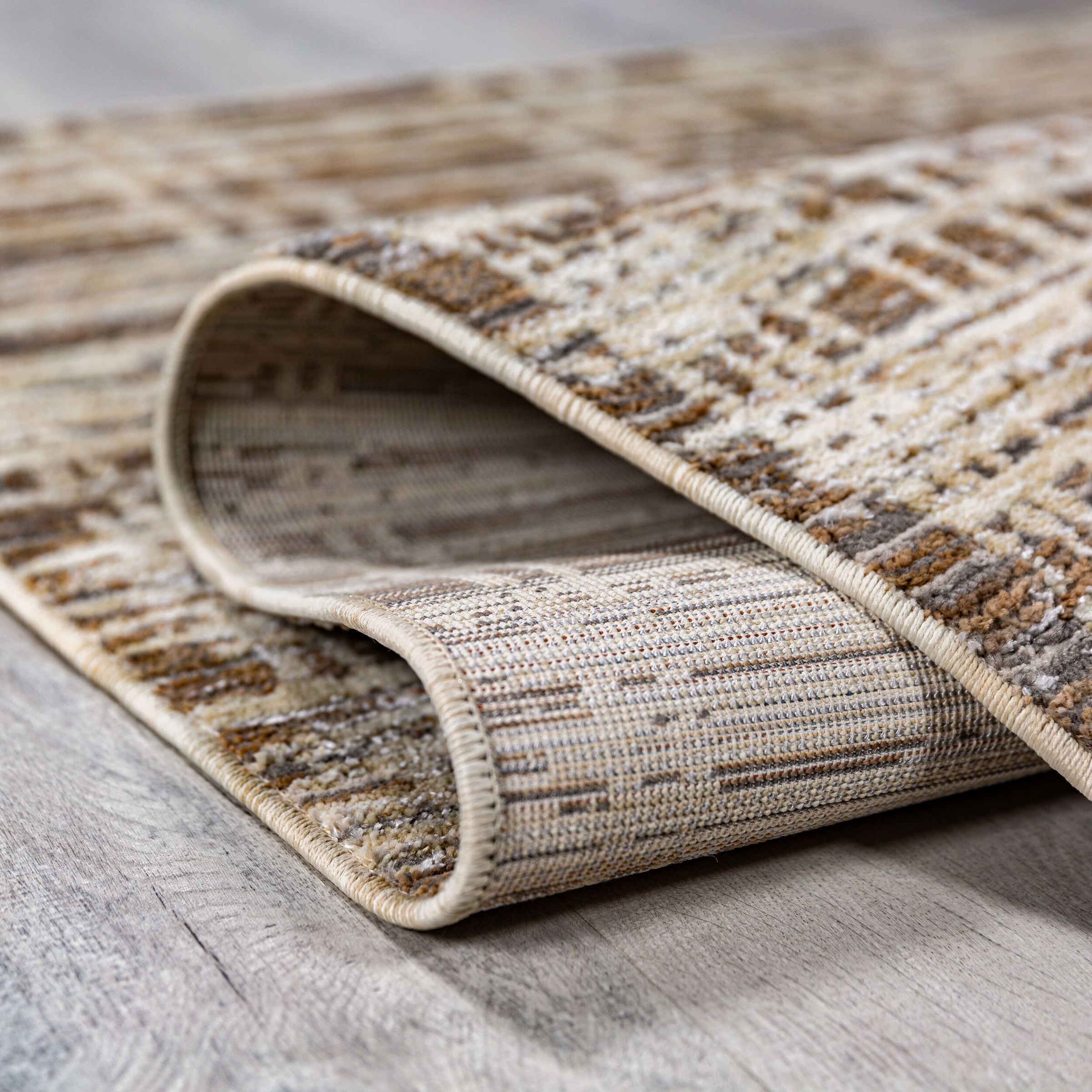 FLAIR RUGS Teppich »Lattice Abstract«, rechteckig, 7 mm Höhe, aus recyceltem Material